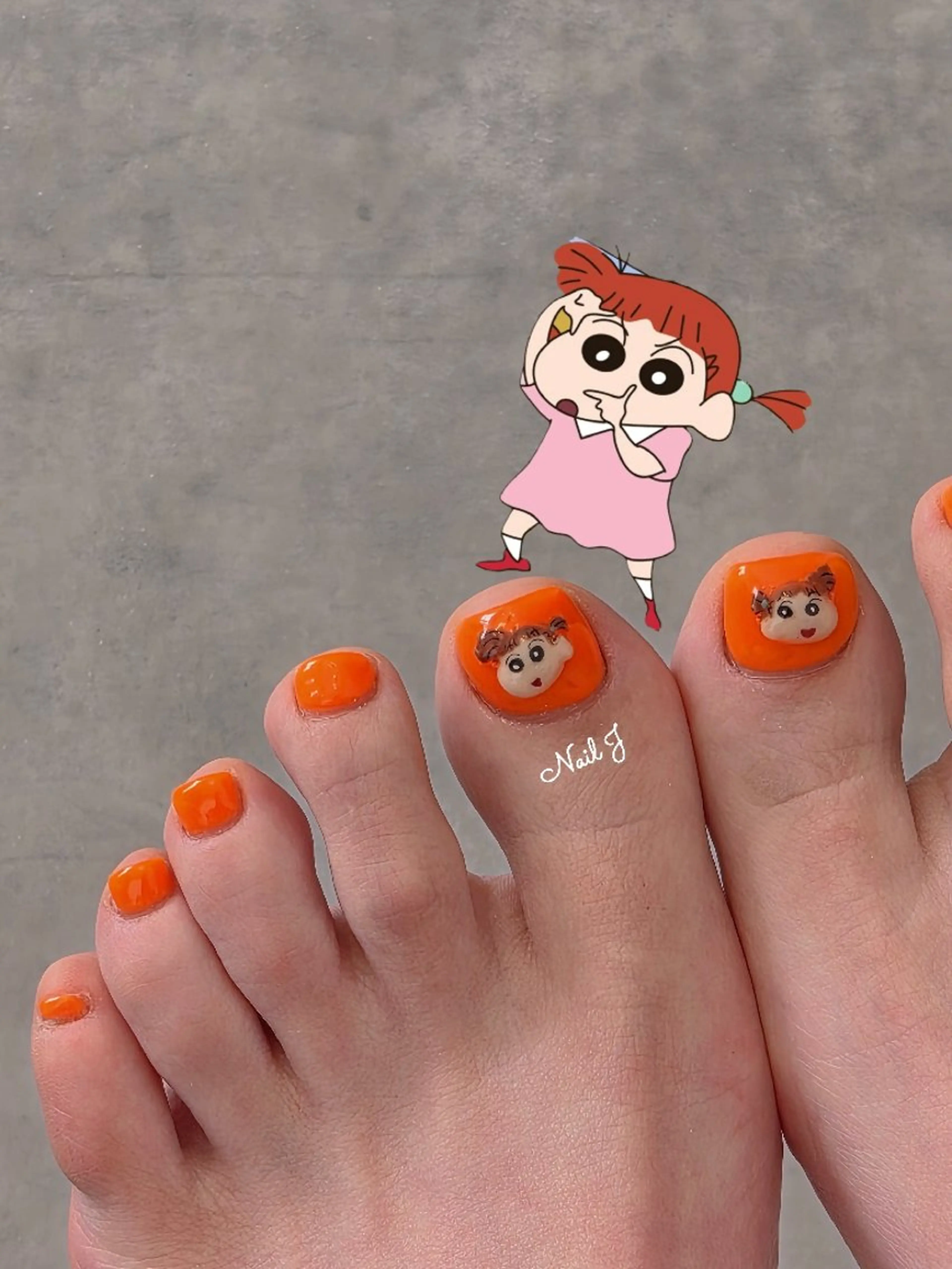 ネイル 韓国ネイル 春ネイル フットネイル Nail Jのネイルデザイン