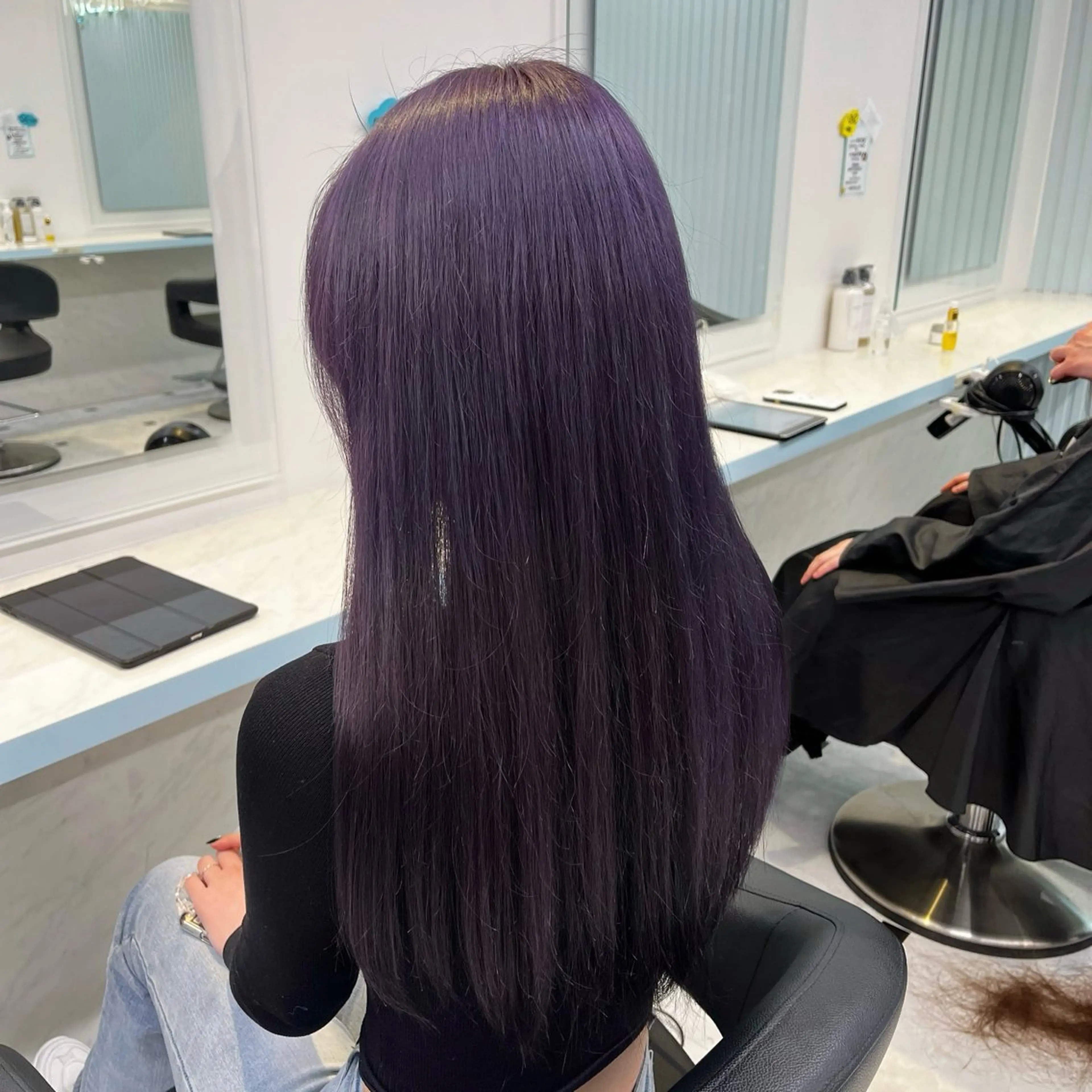 ロング カラー ヘアカラー トリートメント ブリーチカラー 🩵MIZUKIのヘアスタイル