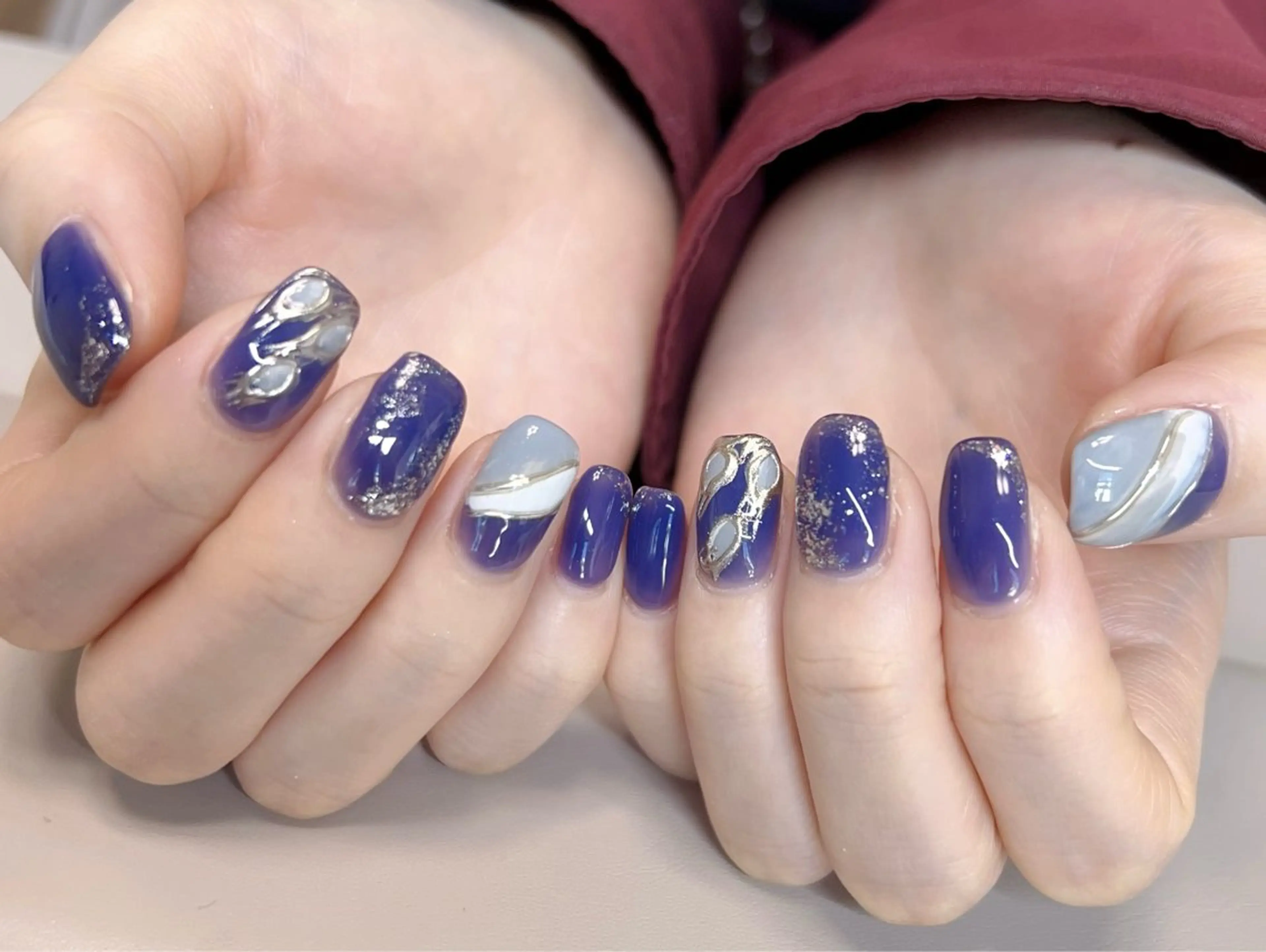 ネイル 成人式 春ネイル ブライダルネイル ハンドネイル Rika  nail cocoのネイルデザイン