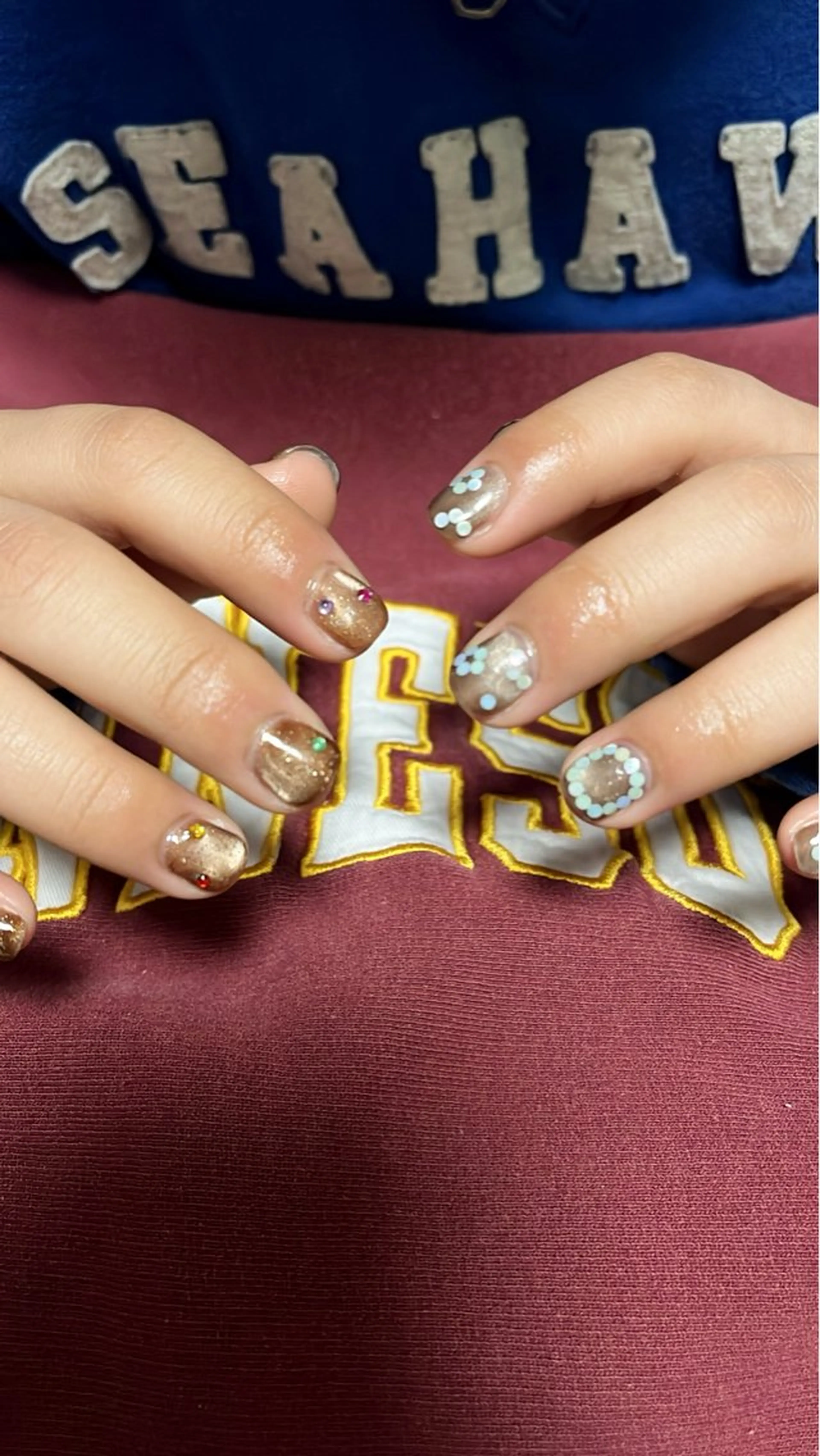 ネイル マグネットネイル 東 咲良のネイルデザイン