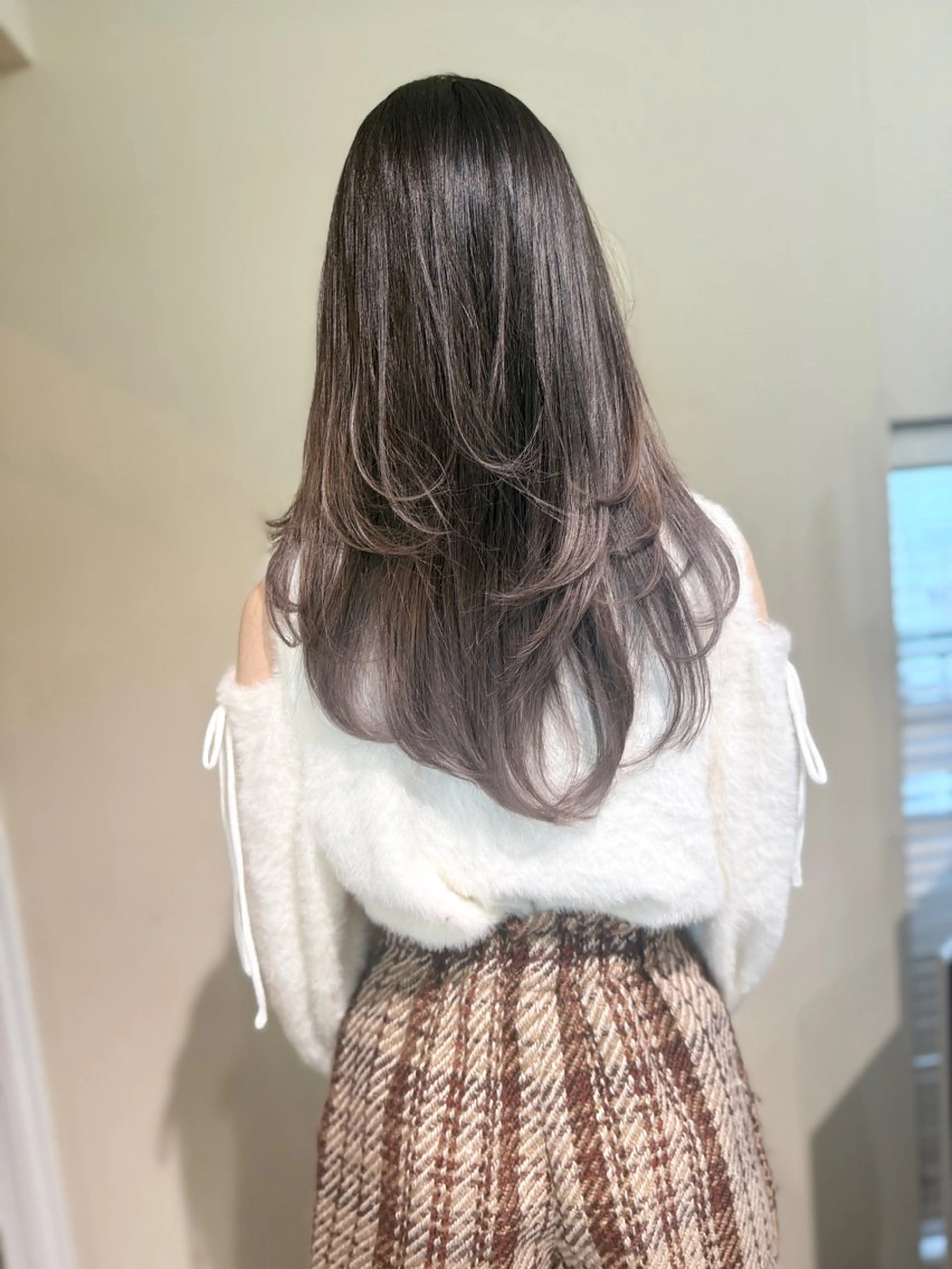 ミディアム カラー アディクシーカラー バレイヤージュ ブリーチ デザインカラー ダブルカラー カット ヘアカラー トリートメント opus 店長大和 レイヤー/赤み消しのヘアスタイル