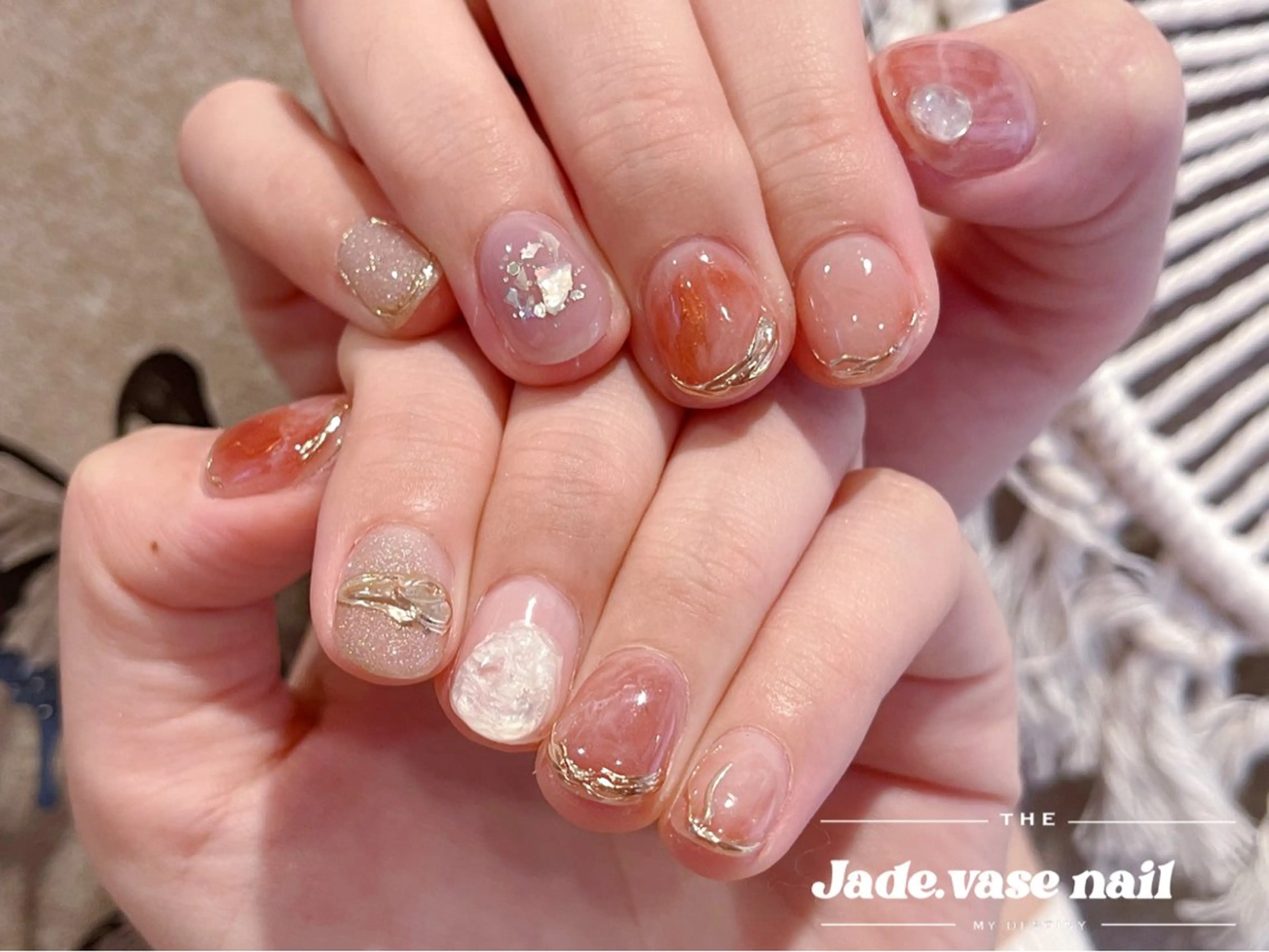 ネイル ハンドネイル ハンドケア ✰Jade.vase 银座のネイルデザイン