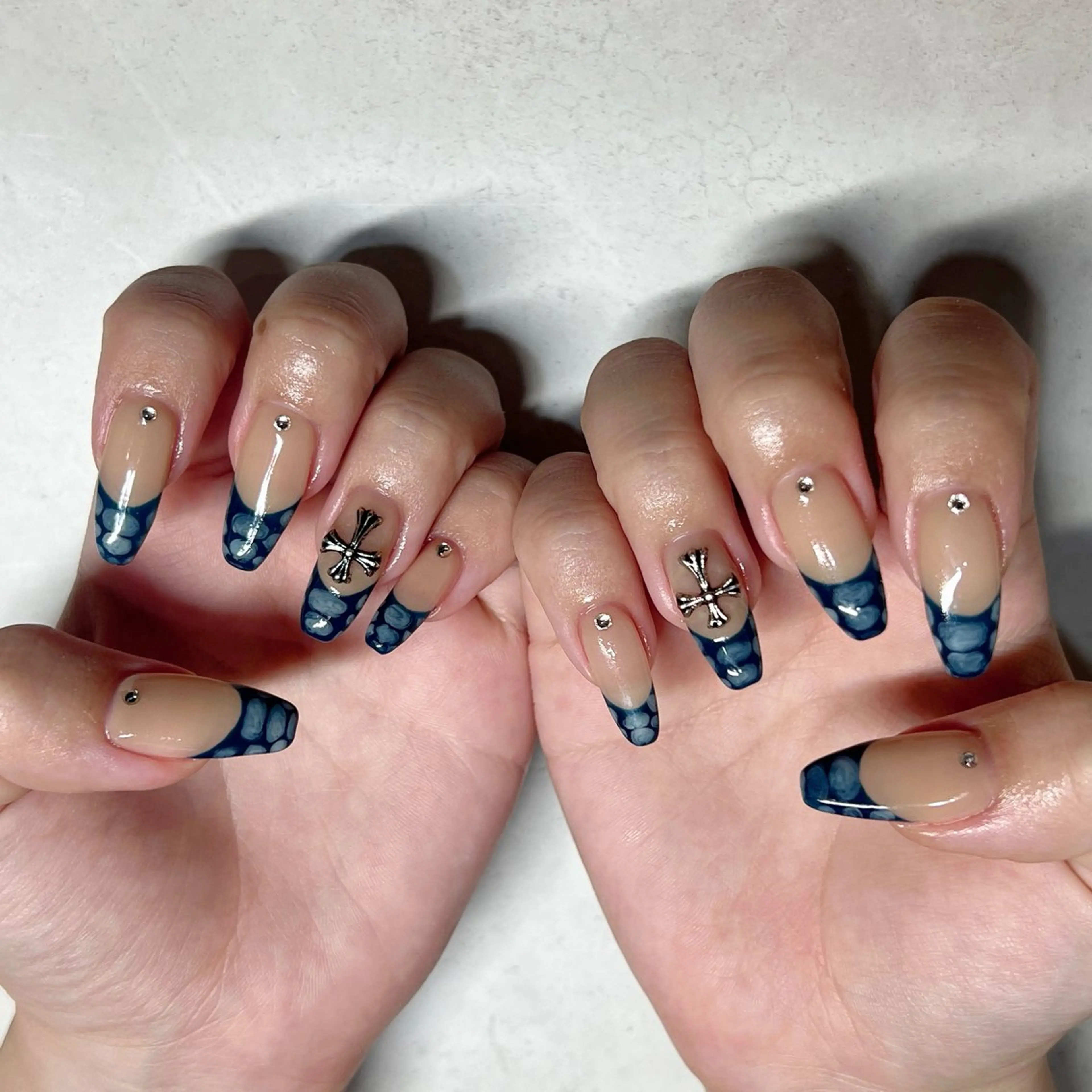 セミロング ハンドネイル B_Mila 水戸   萬城のネイルデザイン