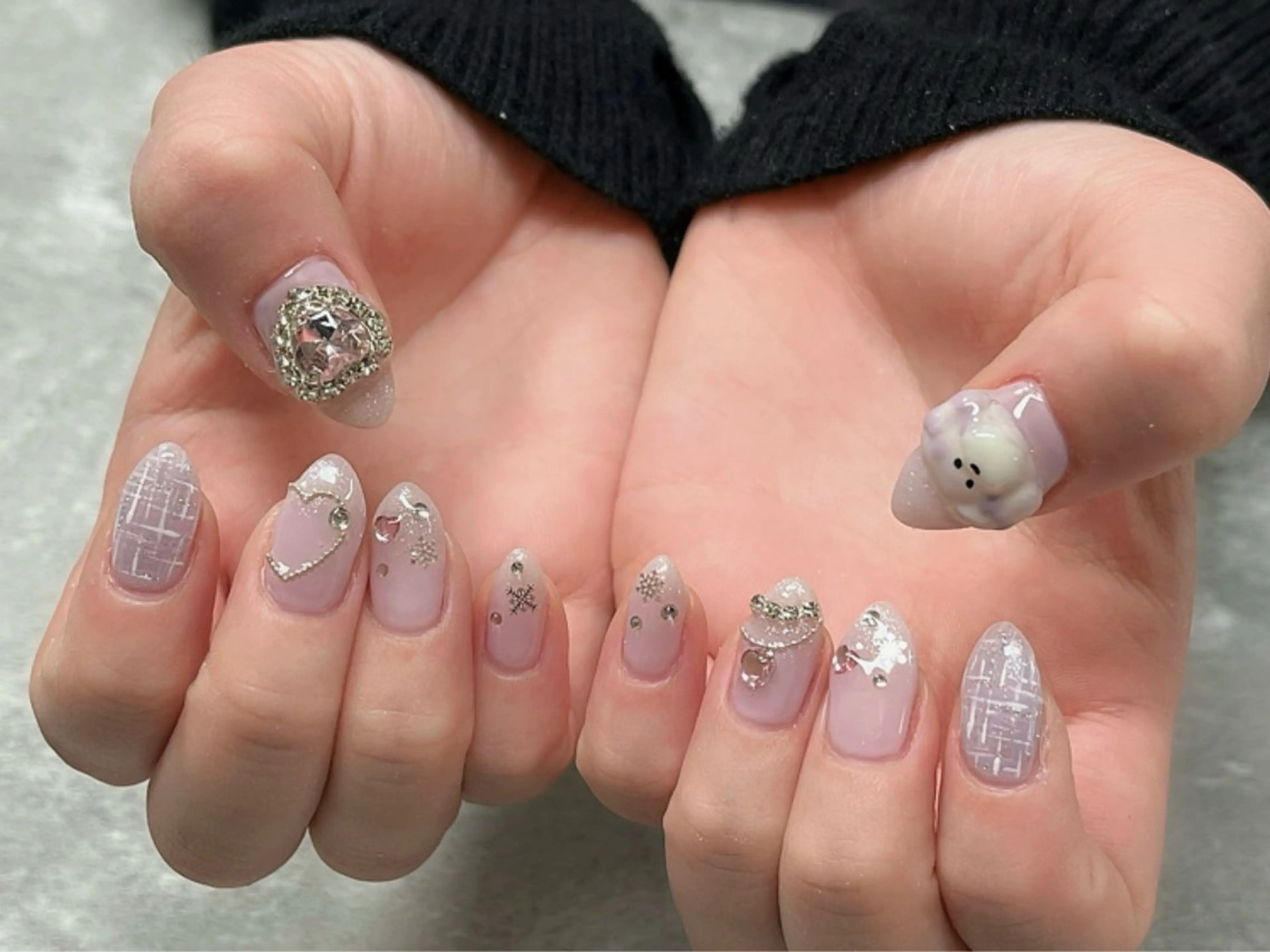 ネイル ハンドネイル 【Zina京都駅前】 きぬがわ らむのネイルデザイン