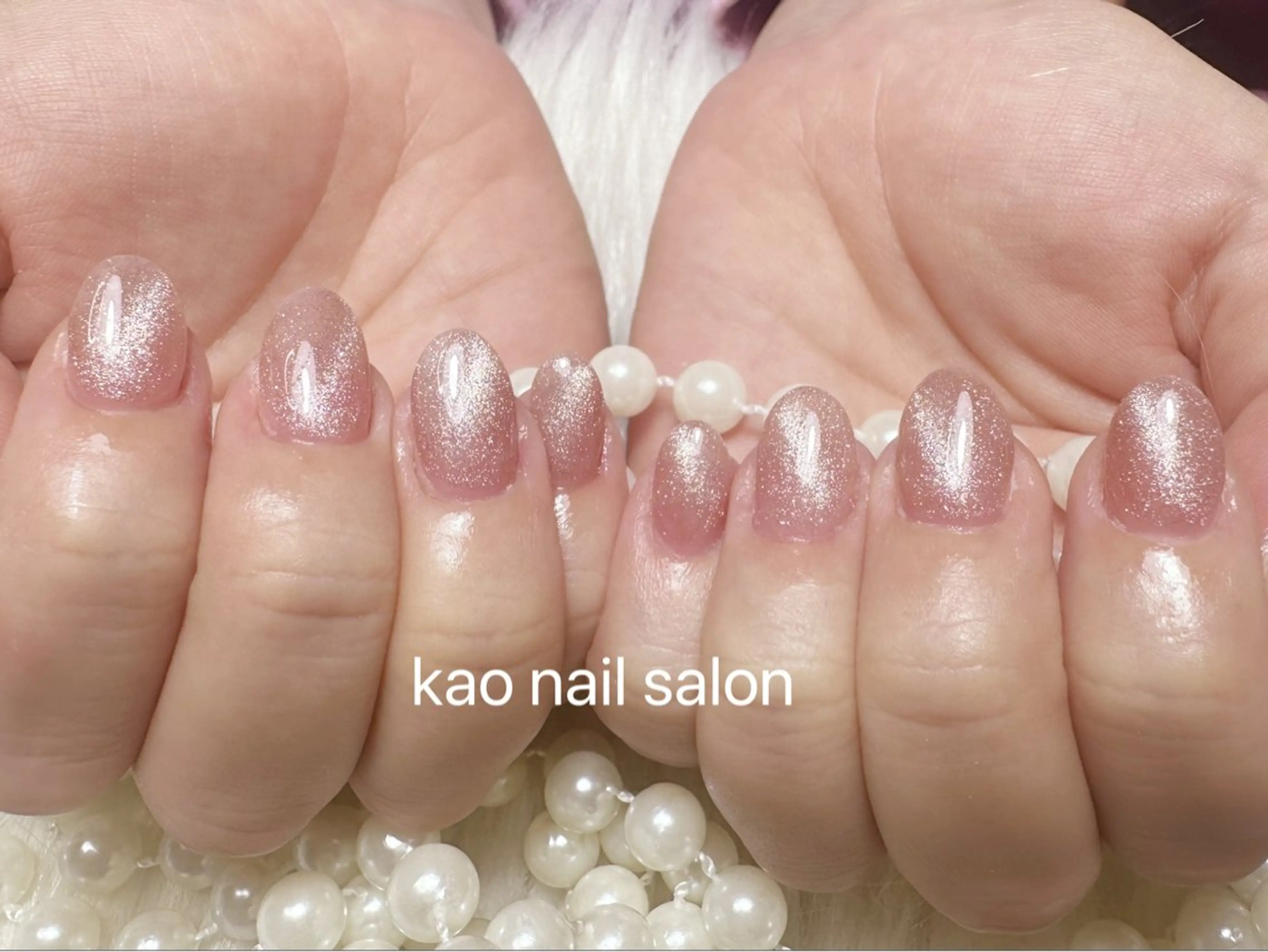 ネイル ハンドネイル kao nail マグネット/長さだしのネイルデザイン