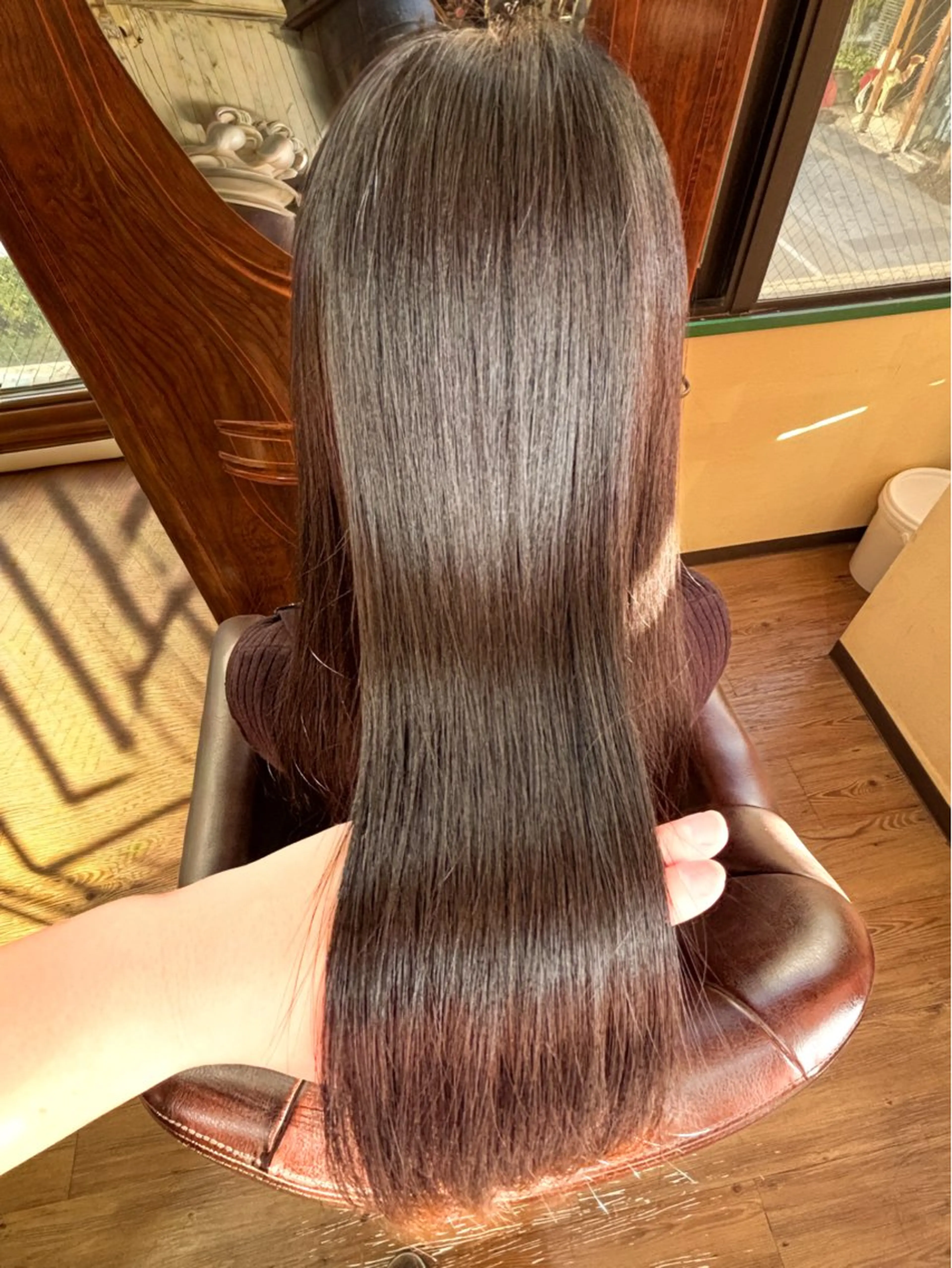 ロング 縮毛矯正 トリートメント . kanokoのヘアスタイル