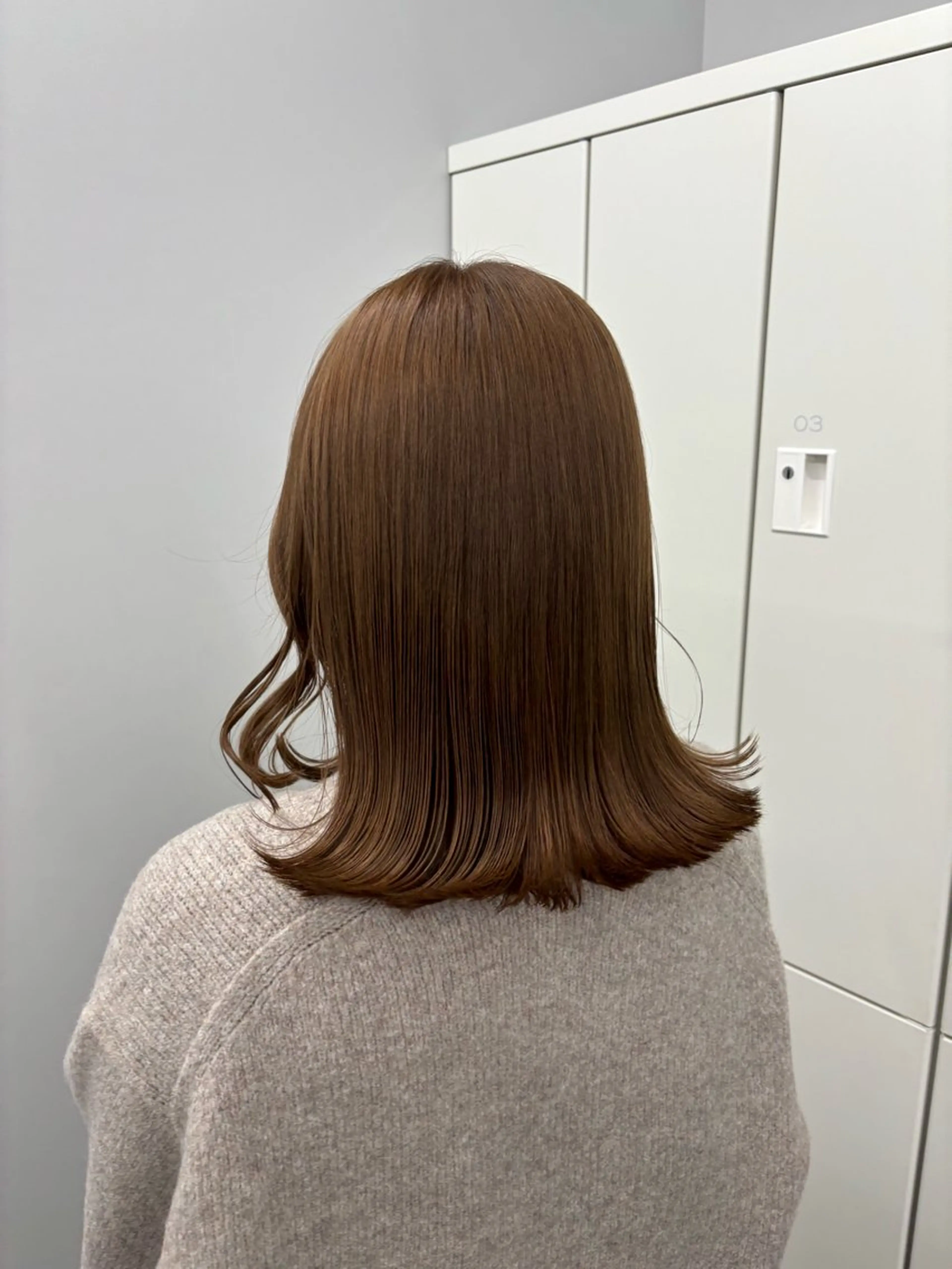 セミロング カット ヘアカラー ROCCO east / りんなのヘアスタイル