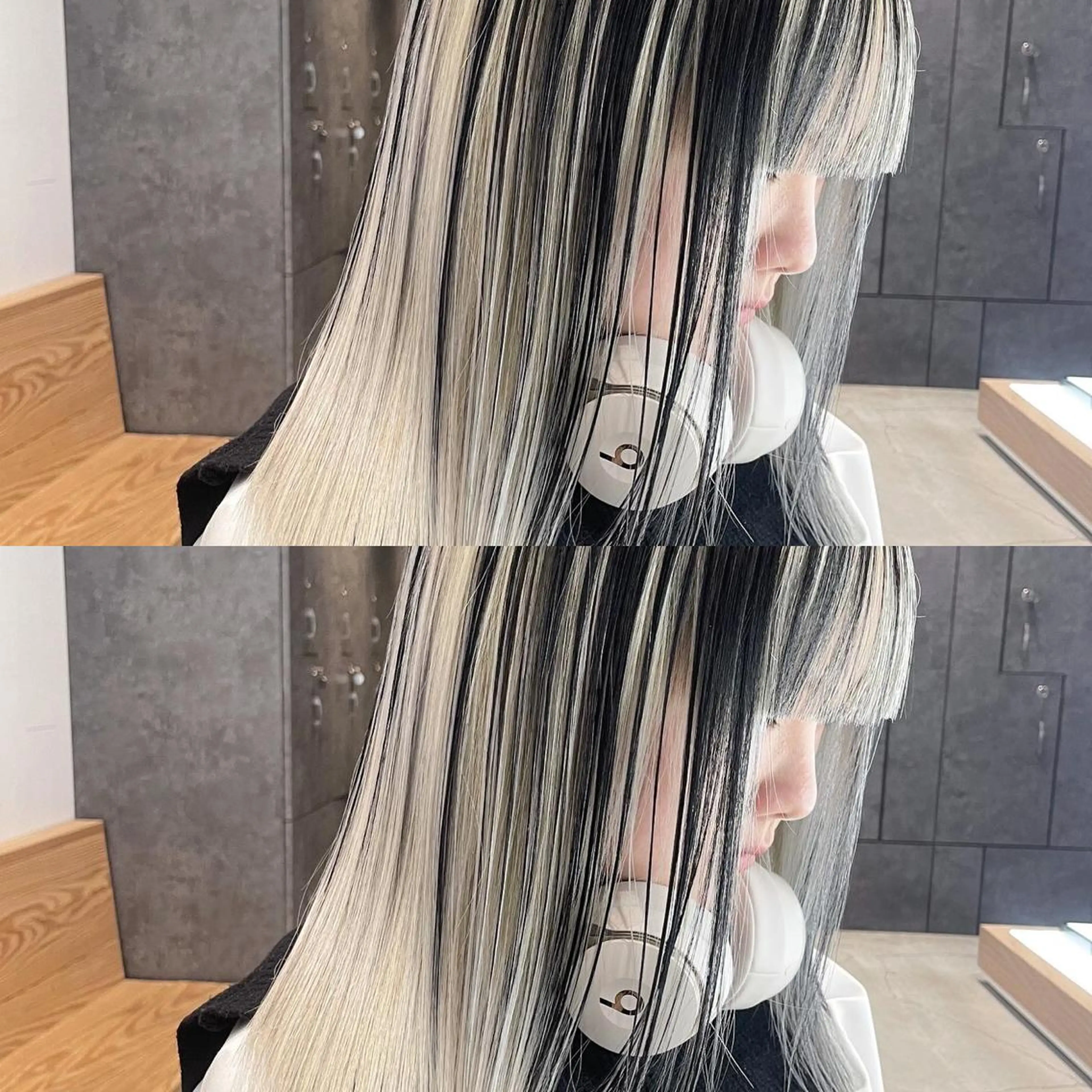 ロング カラー 💜ハイトーン💛 マジカルかいちゃんのヘアスタイル