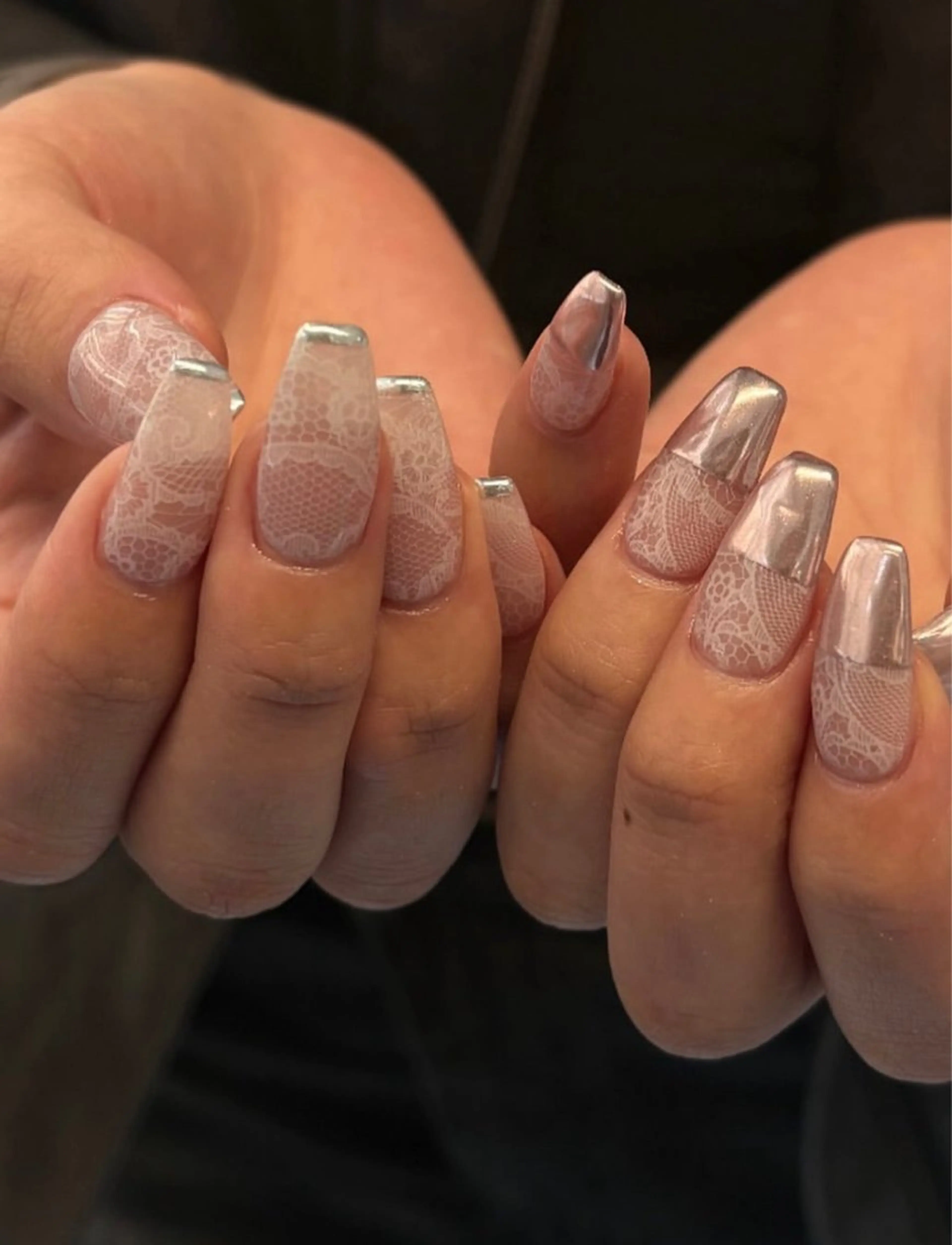 ネイル アートネイル ストーンネイル ネイルチップ ハンドネイル NiJi Nailsのネイルデザイン