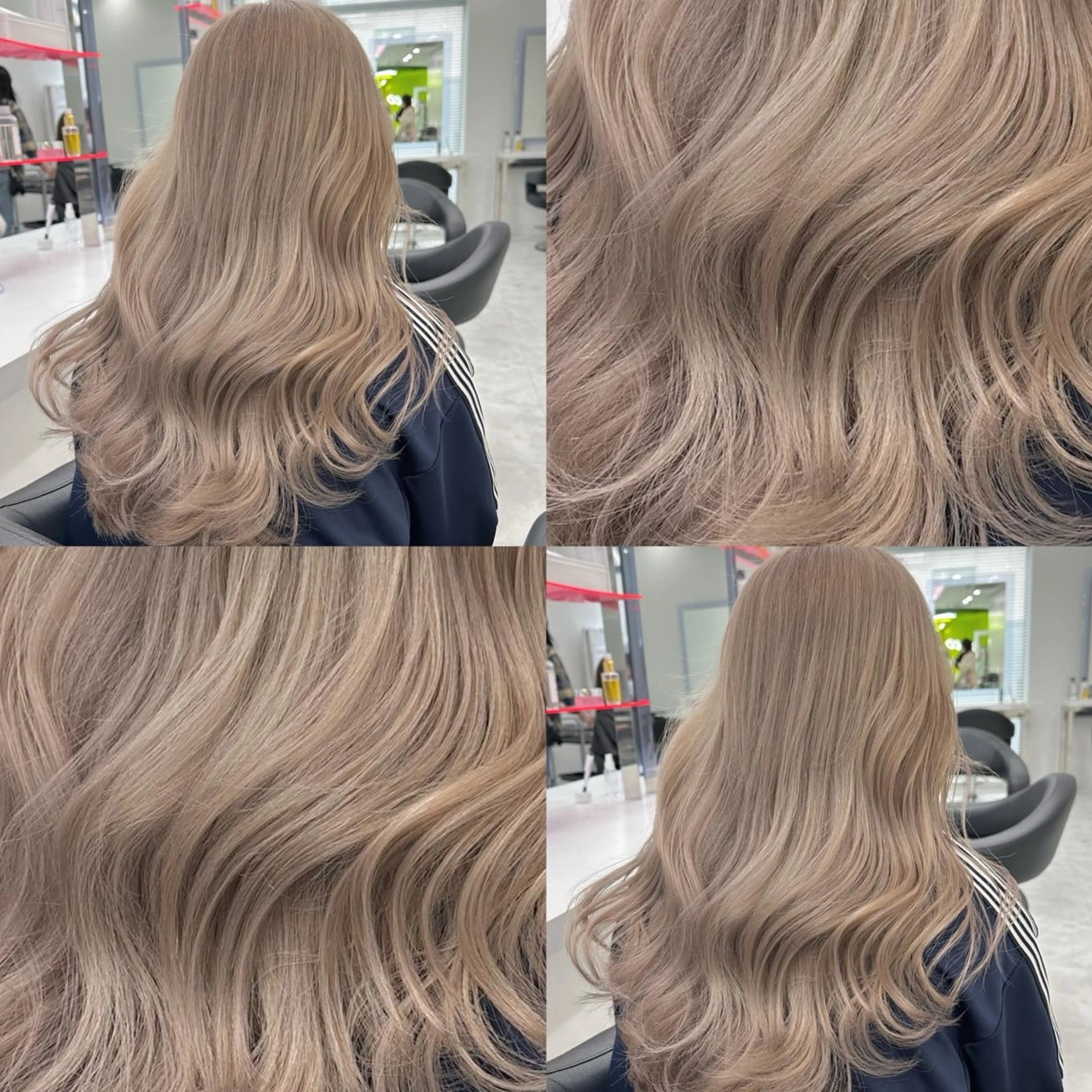 カラー ブリーチ ダブルカラー 髪質改善 ヘアカラー トリートメント ヘッドスパ ヘアセット ブリーチなし特化 美容師💖SAE💖のヘアスタイル