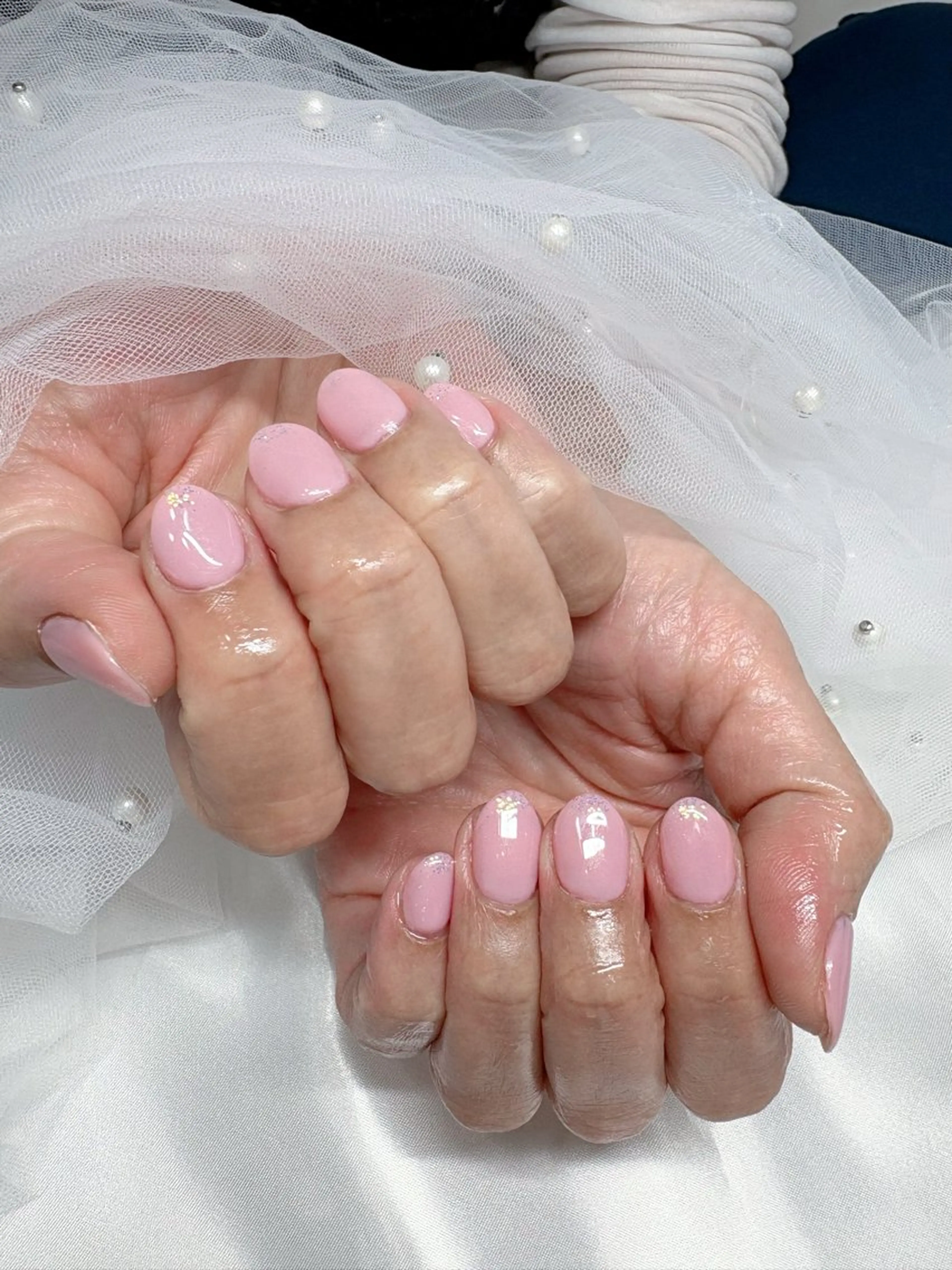 【🌸新生活の方オススメ🌸】パラジェルオフィスネイル〈オフなし〉の写真