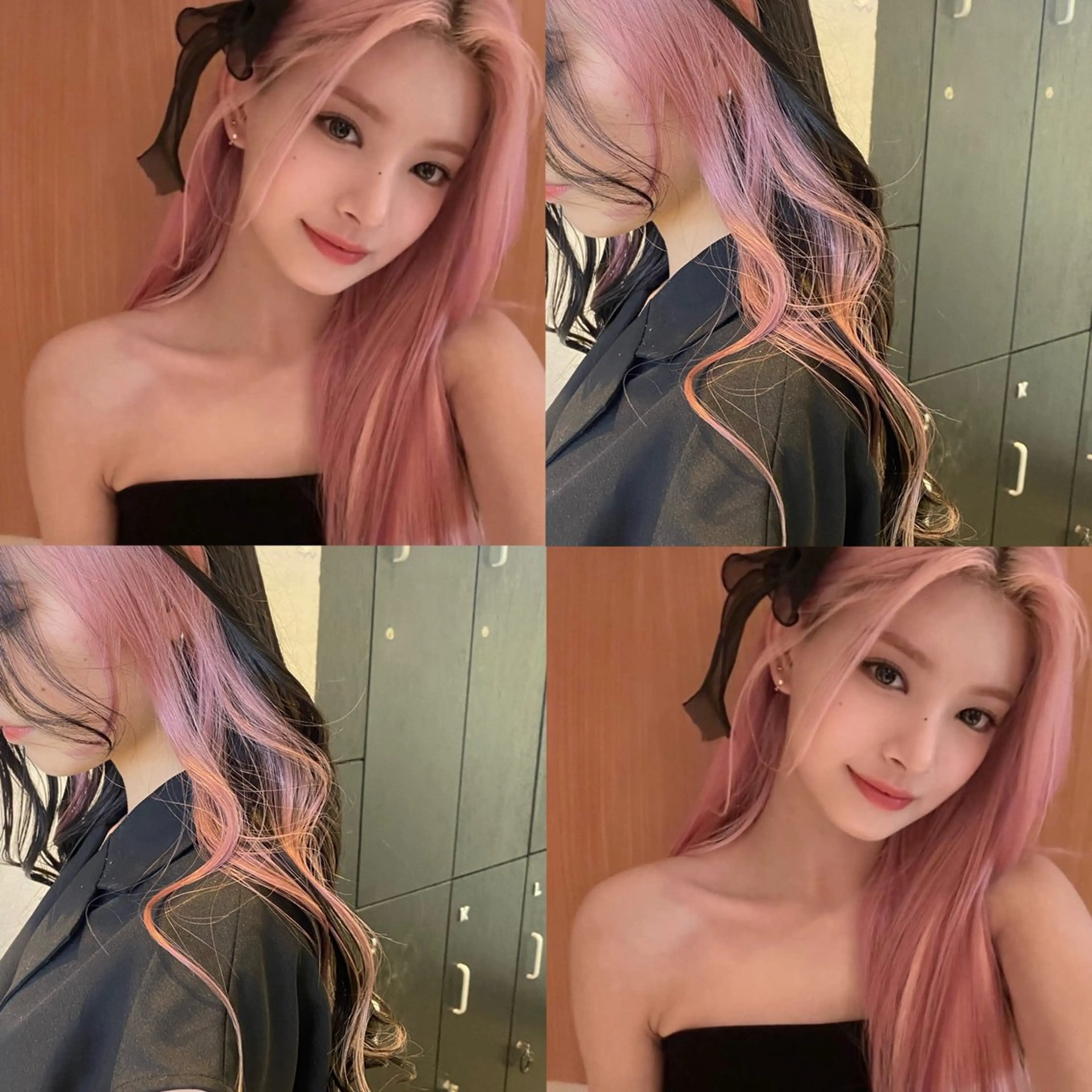 ロング ヘアカラー 韓国ヘア特化 💟 ララア 💟のヘアスタイル