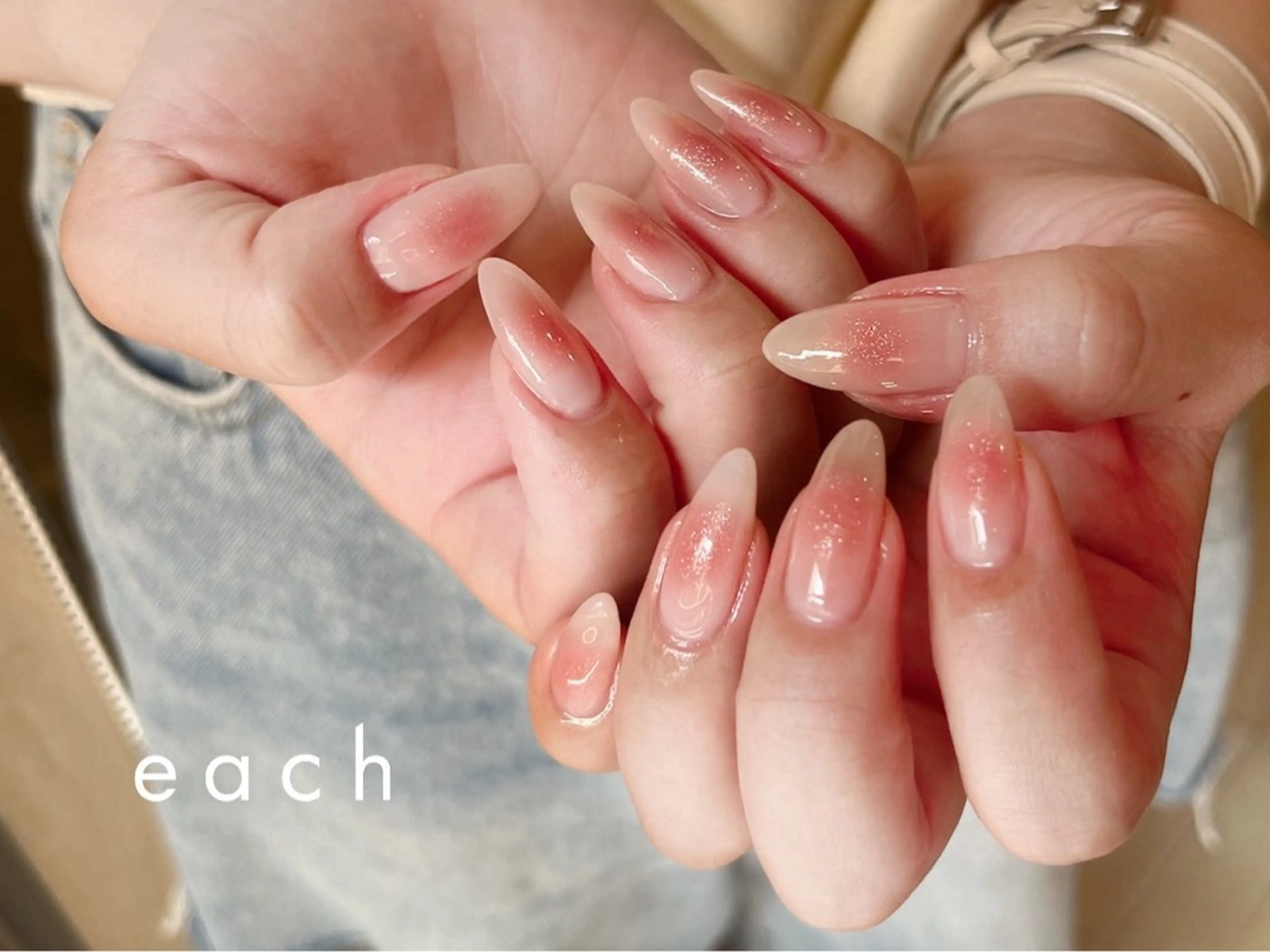 ネイル チークネイル filon nail kanako🕊のネイルデザイン