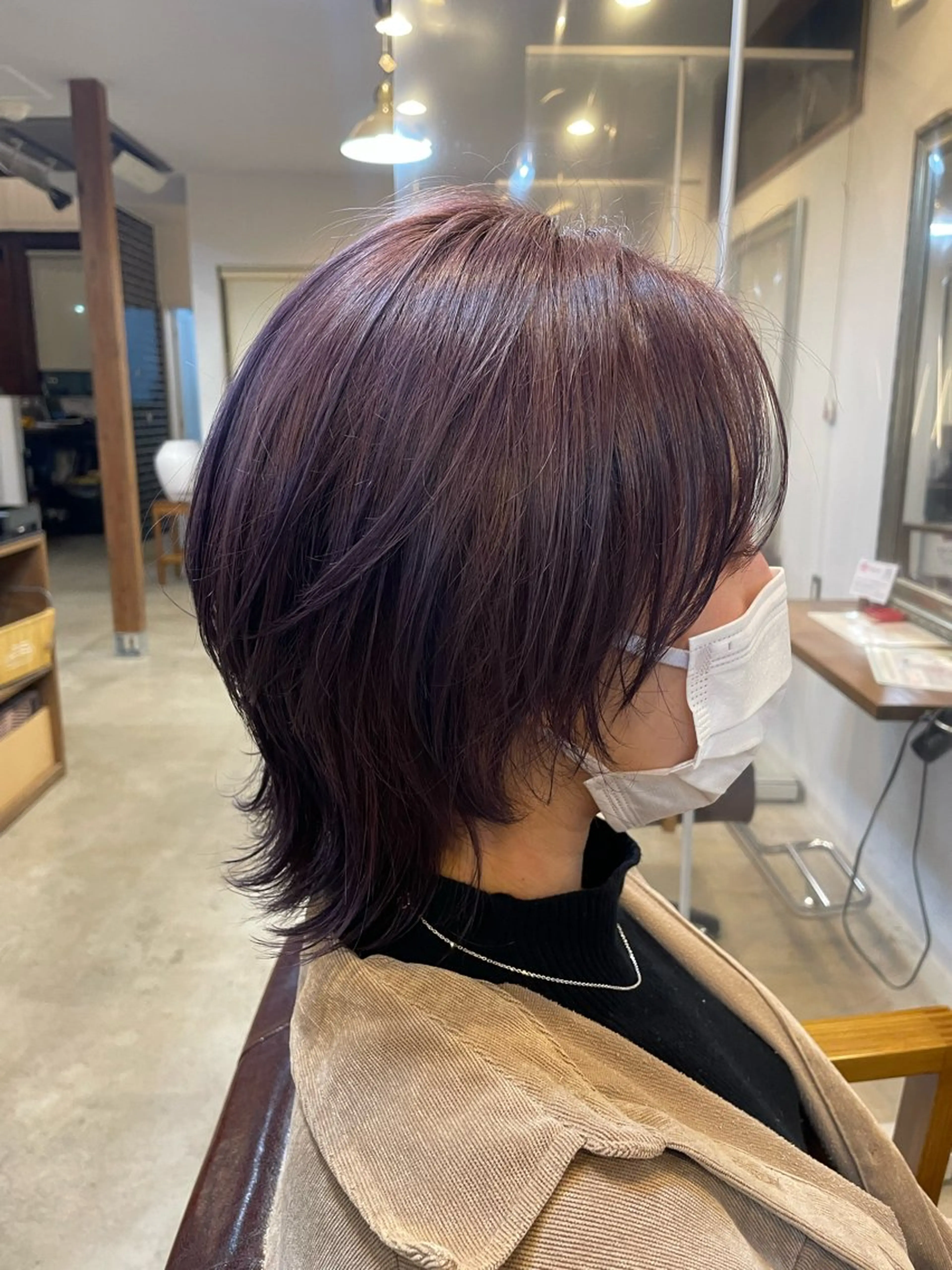 カラー ブリーチ ヘアカラー トリートメント 手塚 由佳のヘアスタイル