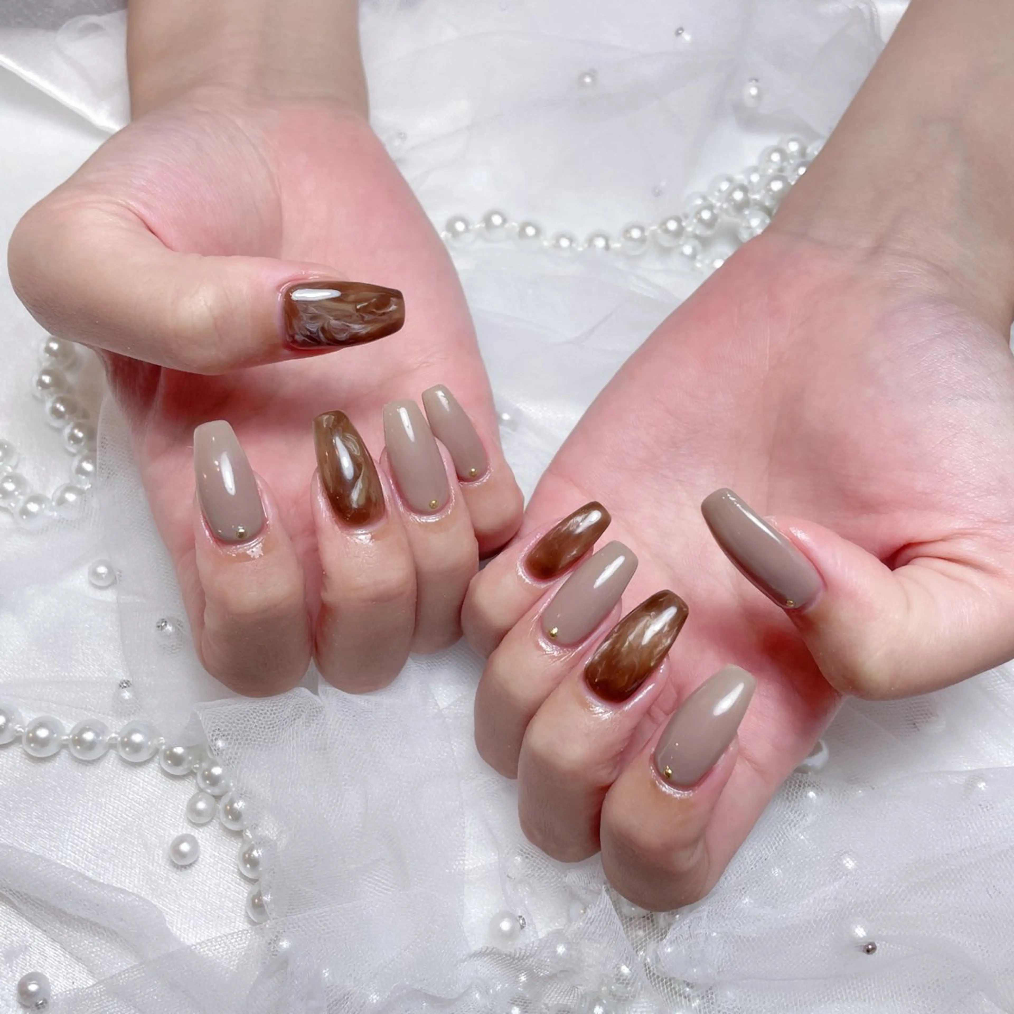 ネイル フットネイル フレンチネイル ジェルネイル ガーリー グラデーション D.d Nail Moeのネイルデザイン