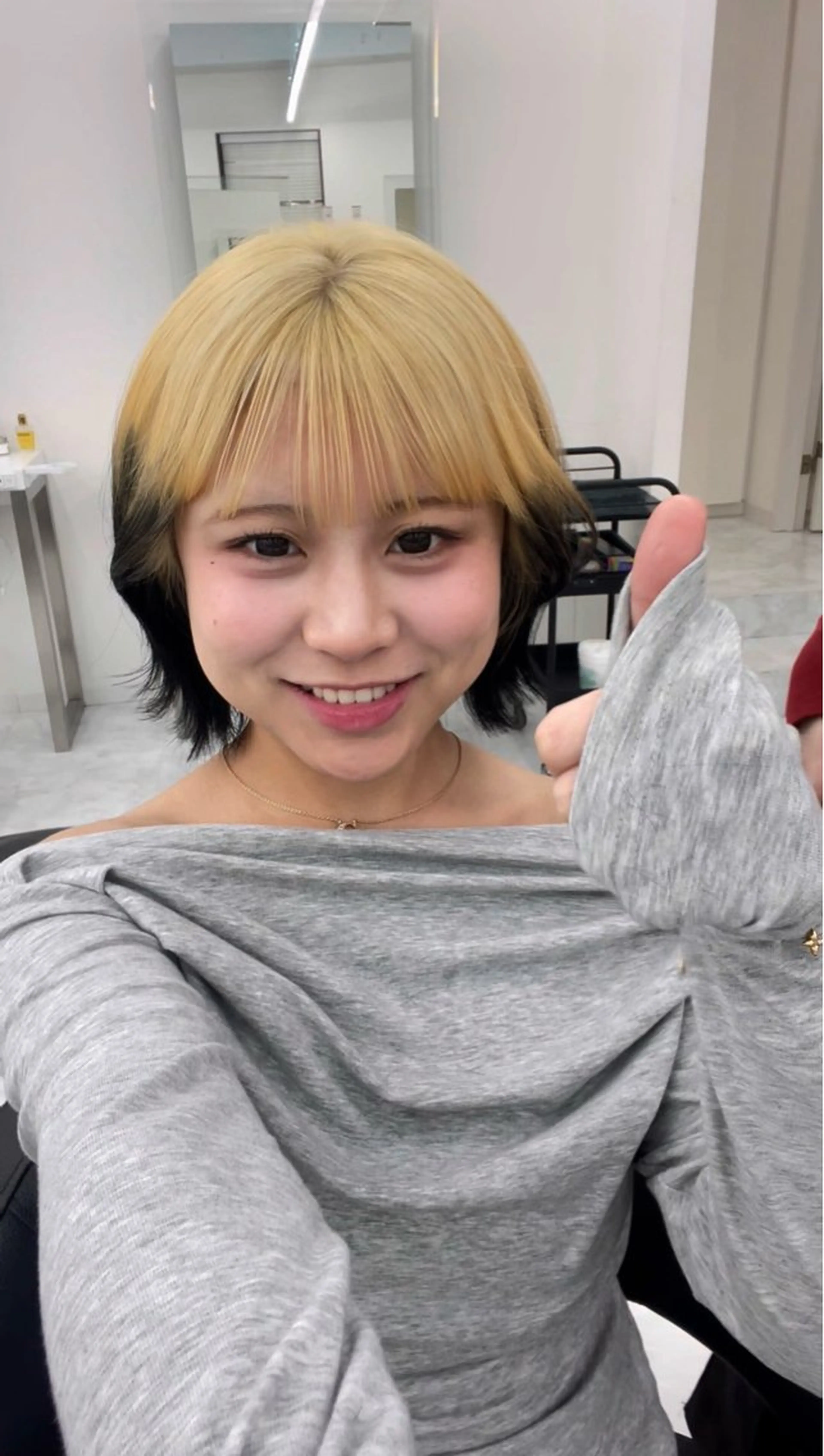 カラー ヘアカラー トリートメント ヘアセット mayu/ブリーチ/ layer/似合わせのヘアスタイル