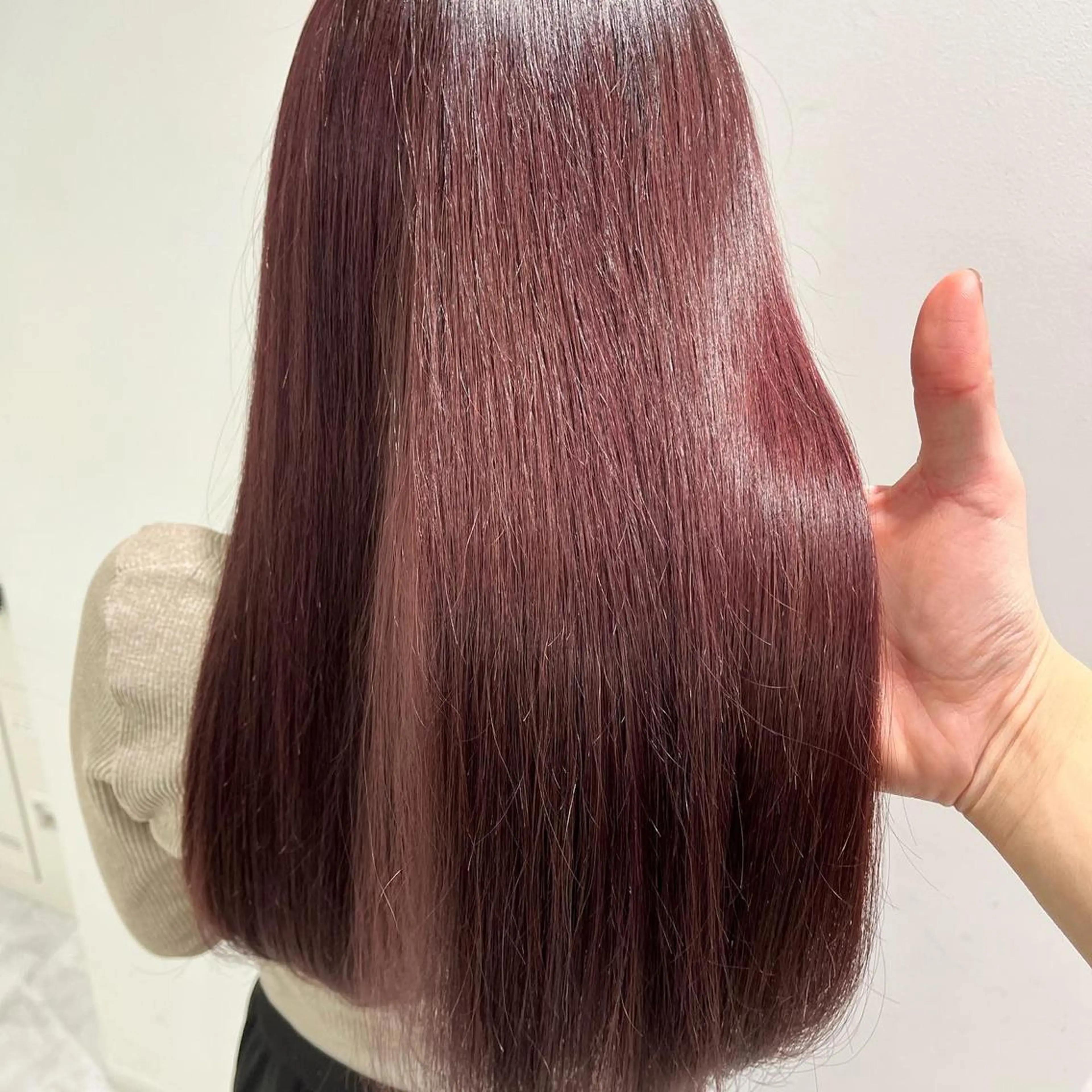 ロング カット 縮毛矯正 トリートメント ヘッドスパ I S所属・🪞透明感カラー🫧 縮毛矯正🥇かずきのヘアスタイル