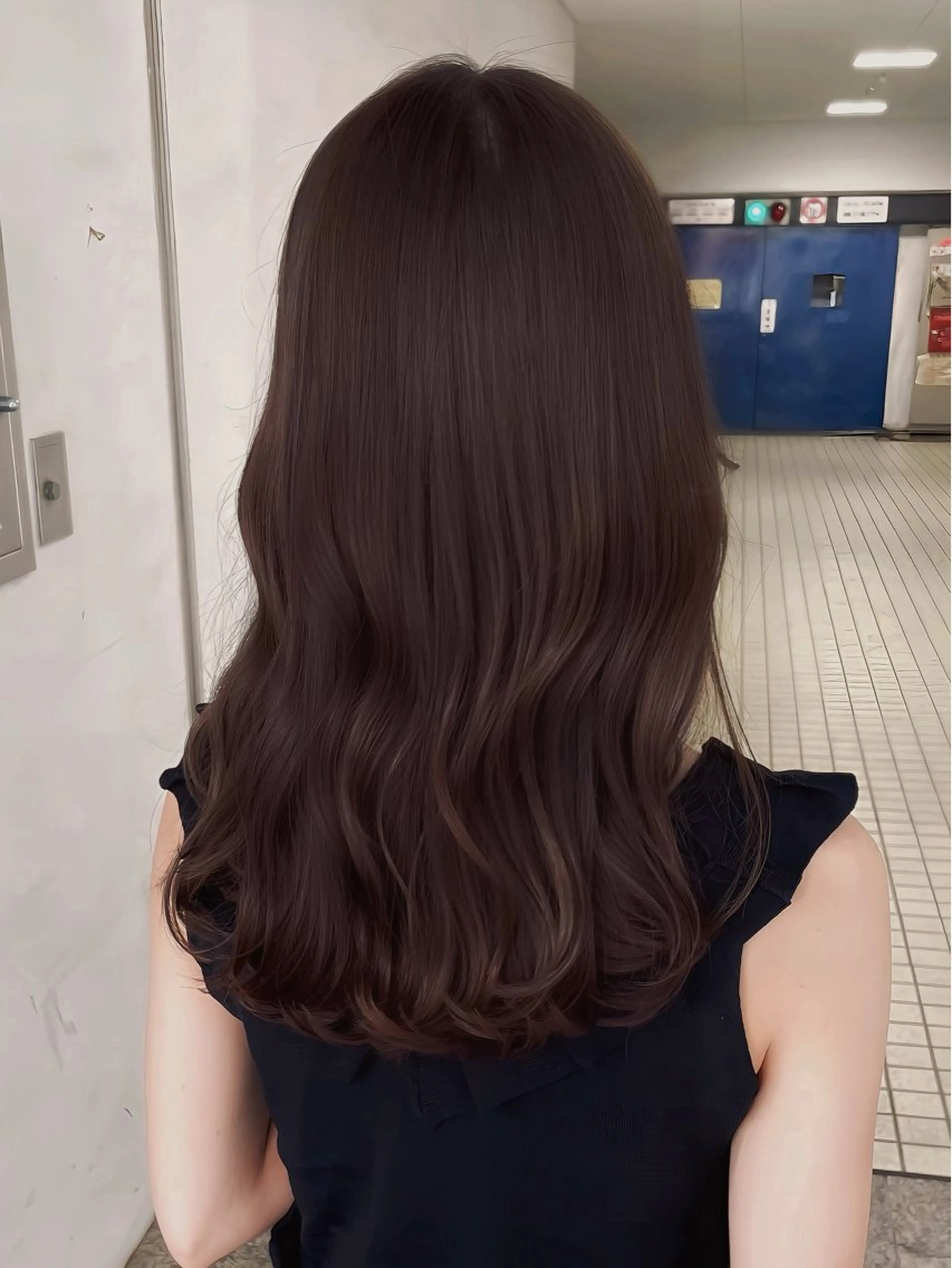 ミディアム カラー Large 都筑雅人のヘアスタイル
