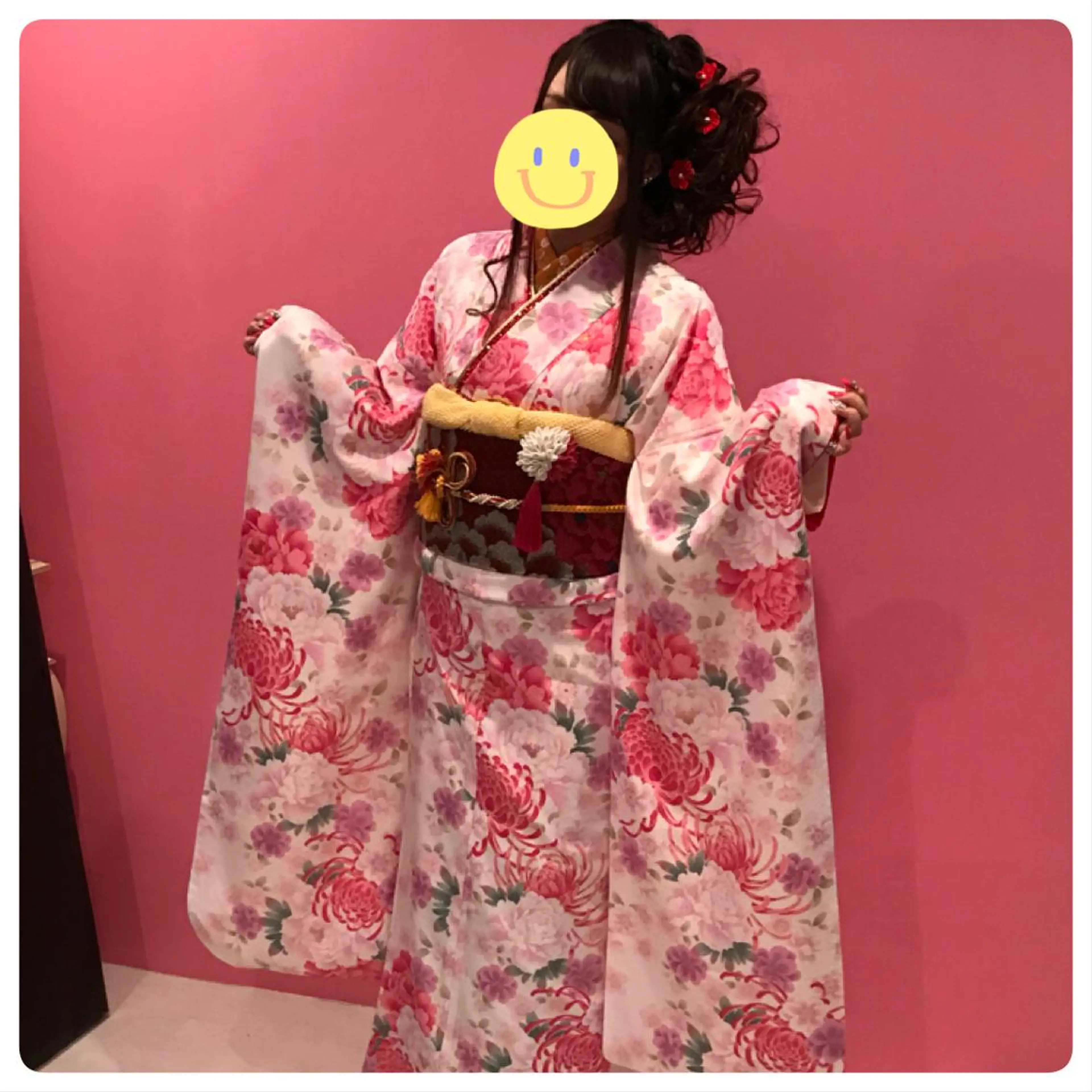 👘成人式の持ち込み振袖着付け＆ヘアセット(早朝料金別途あり)の写真