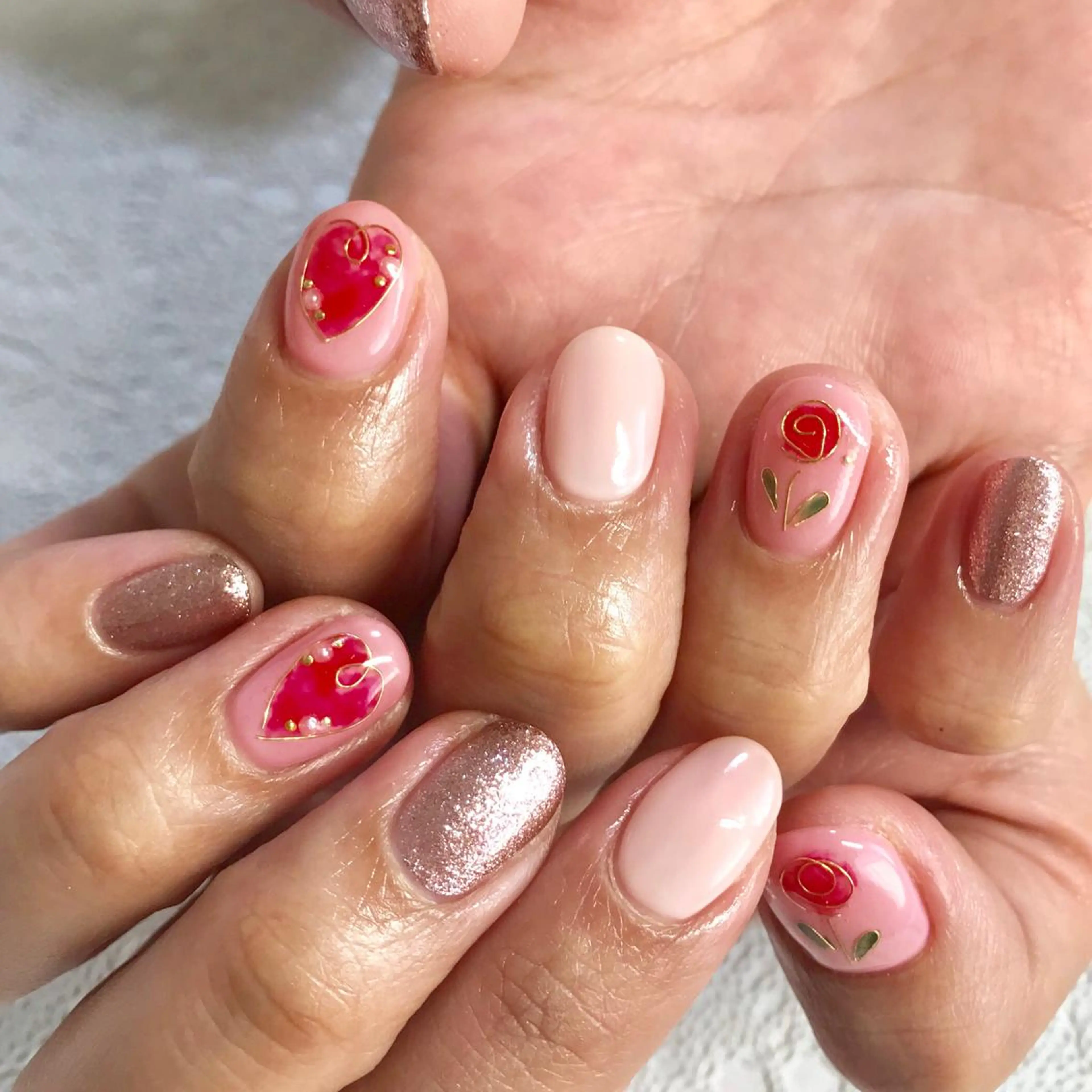 ネイル ハンドネイル フットネイル 菊地 里沙のネイルデザイン