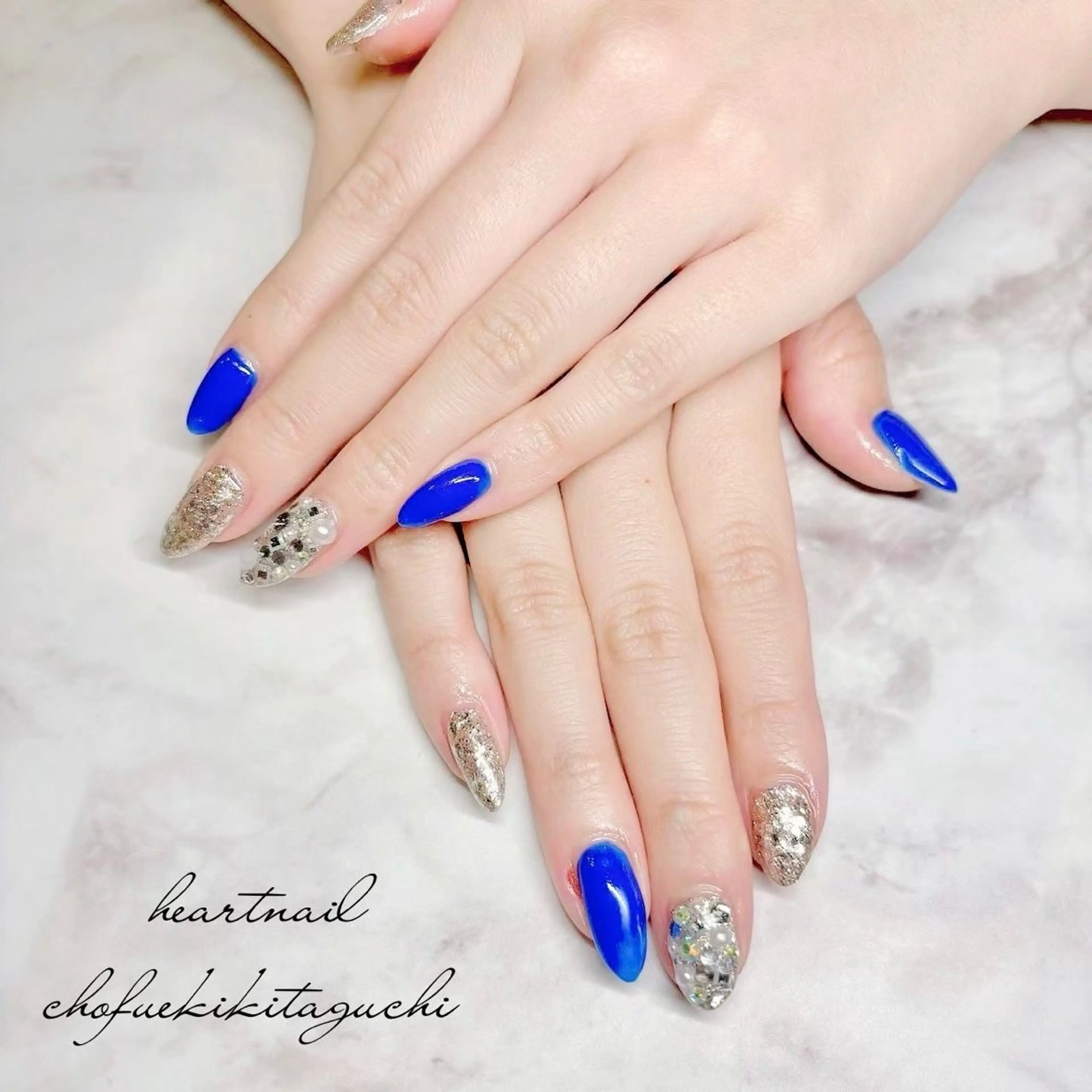 ネイル ハンドネイル 💎Heart Nail💎のネイルデザイン