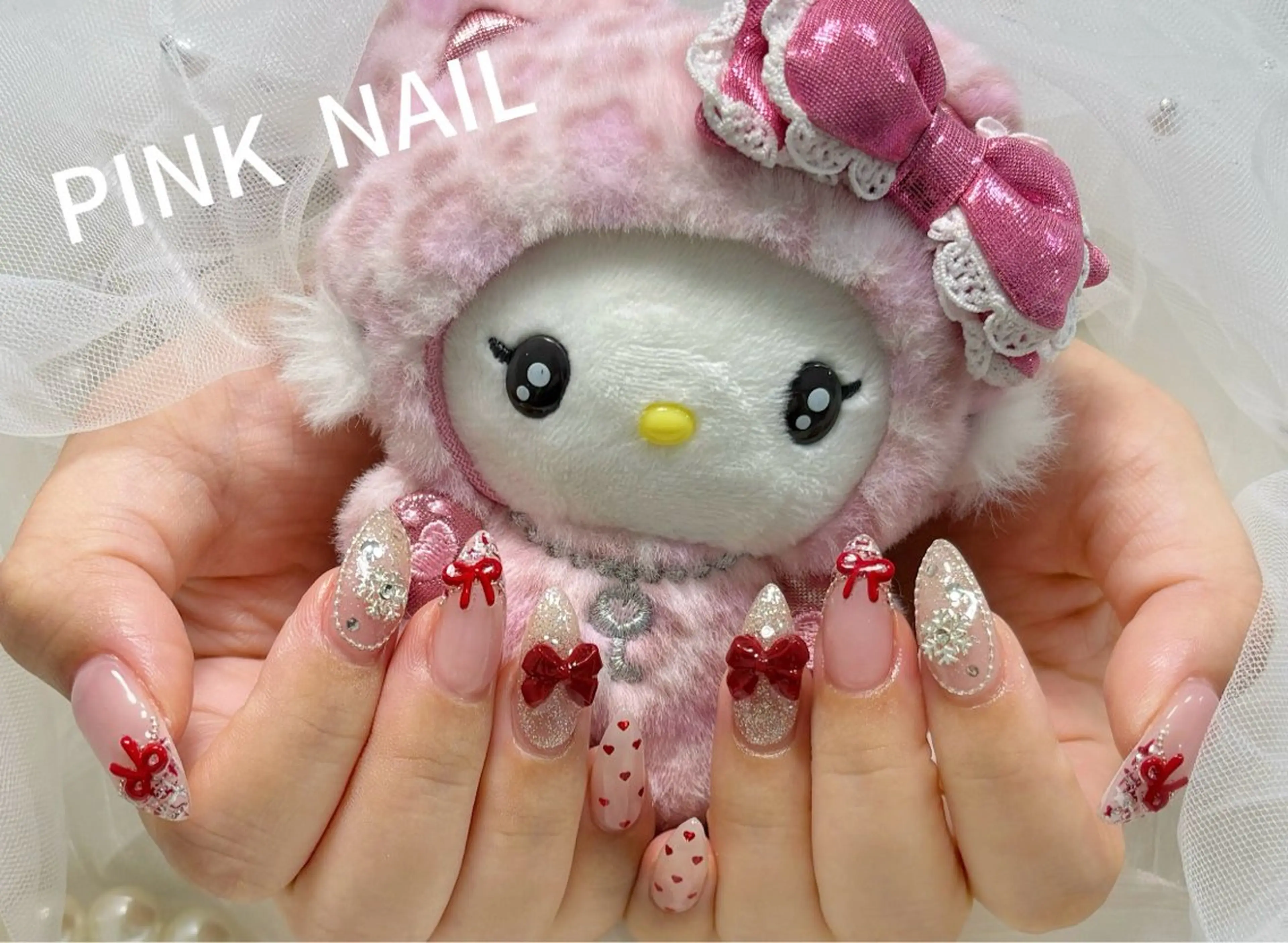 ネイル ハンドネイル pink nailのその他イメージ