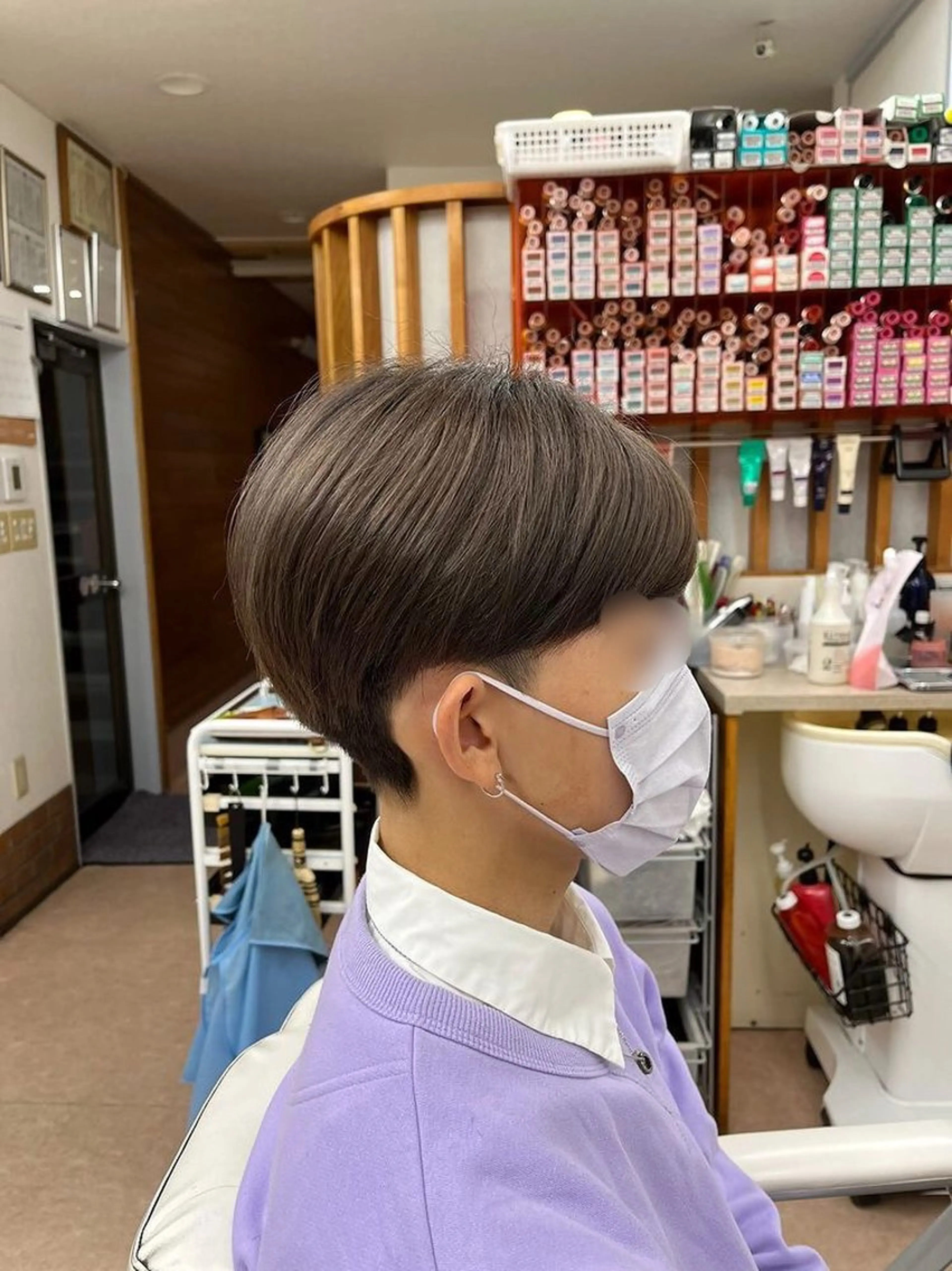 メンズ マッシュ ツーブロック 片桐 航太のヘアスタイル