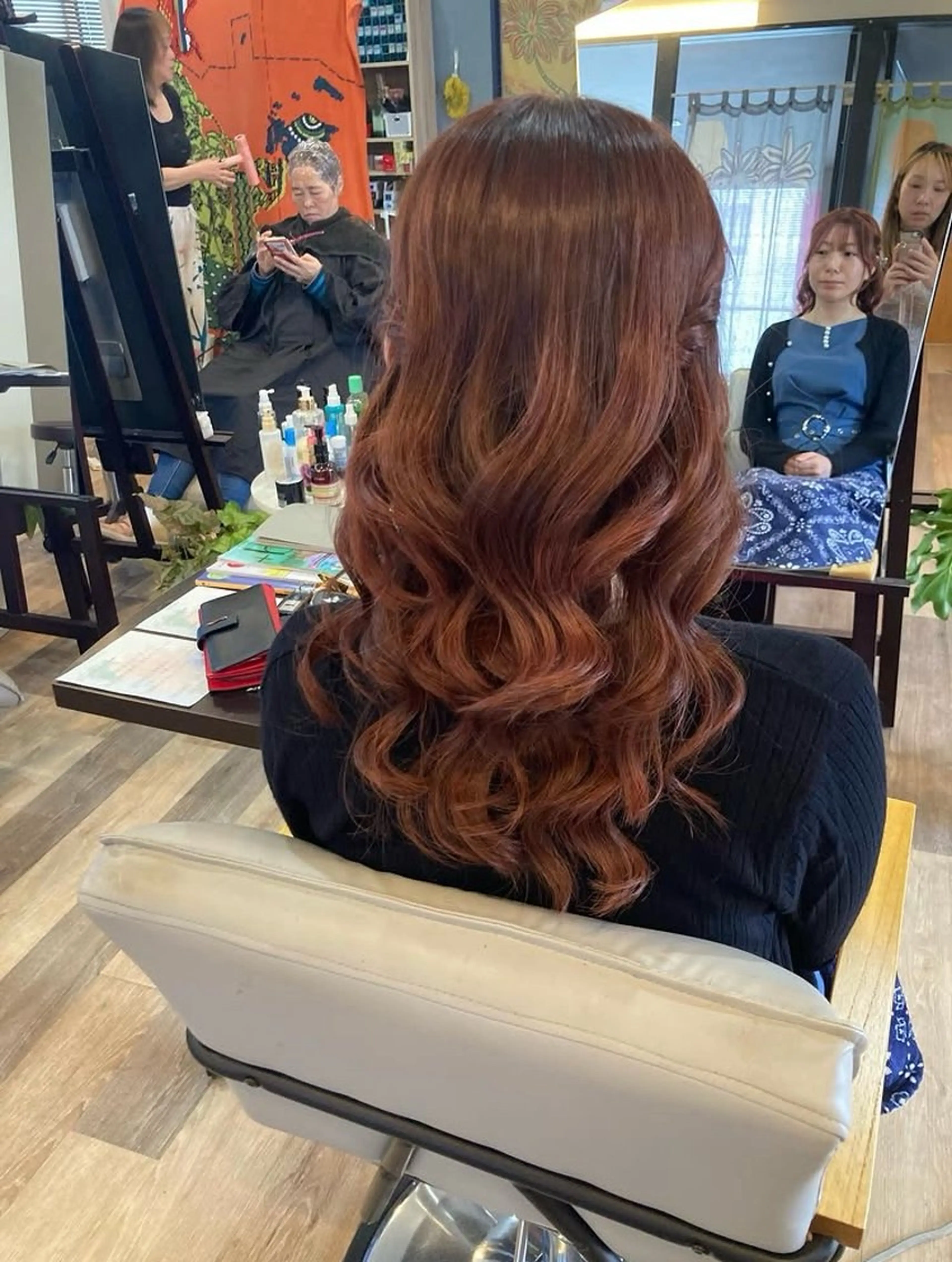 ロング ヘアセット 中野 紹江のマツエク・マツパデザイン