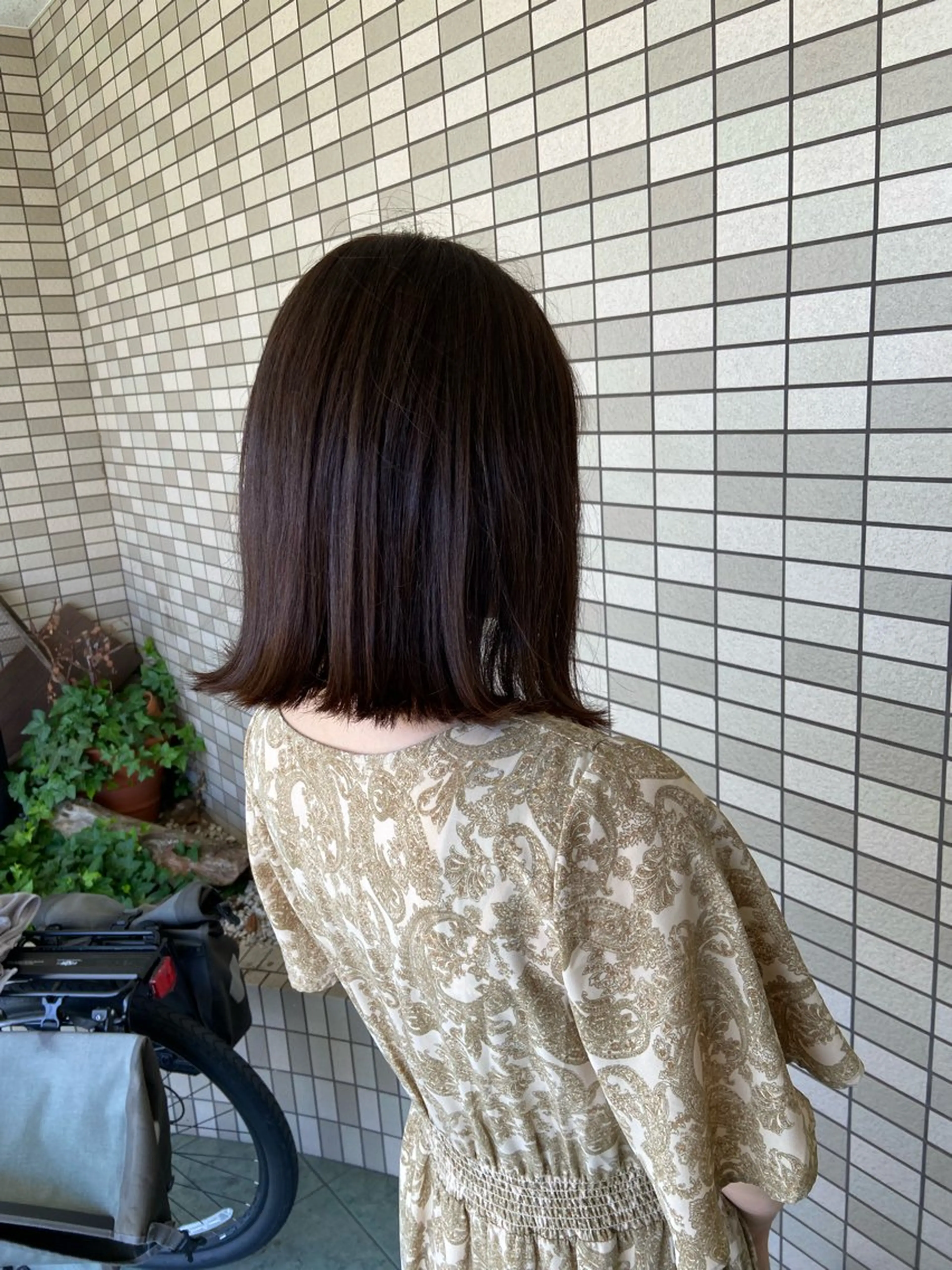ミディアム カラー 大矢 萌美のヘアスタイル