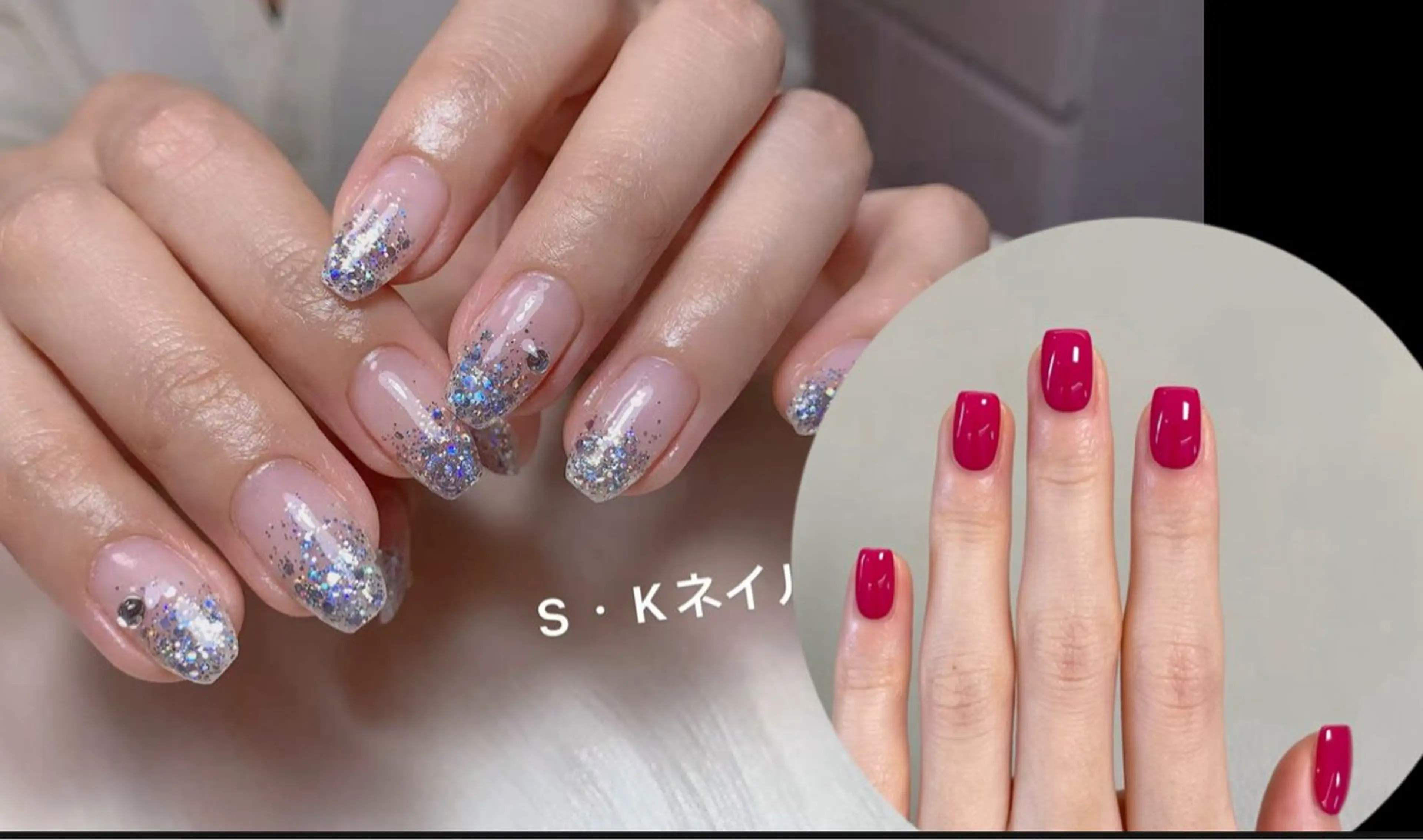 [ハンド]ワンカラーorラメグラ🩷ソフトジェルオフ込みの写真