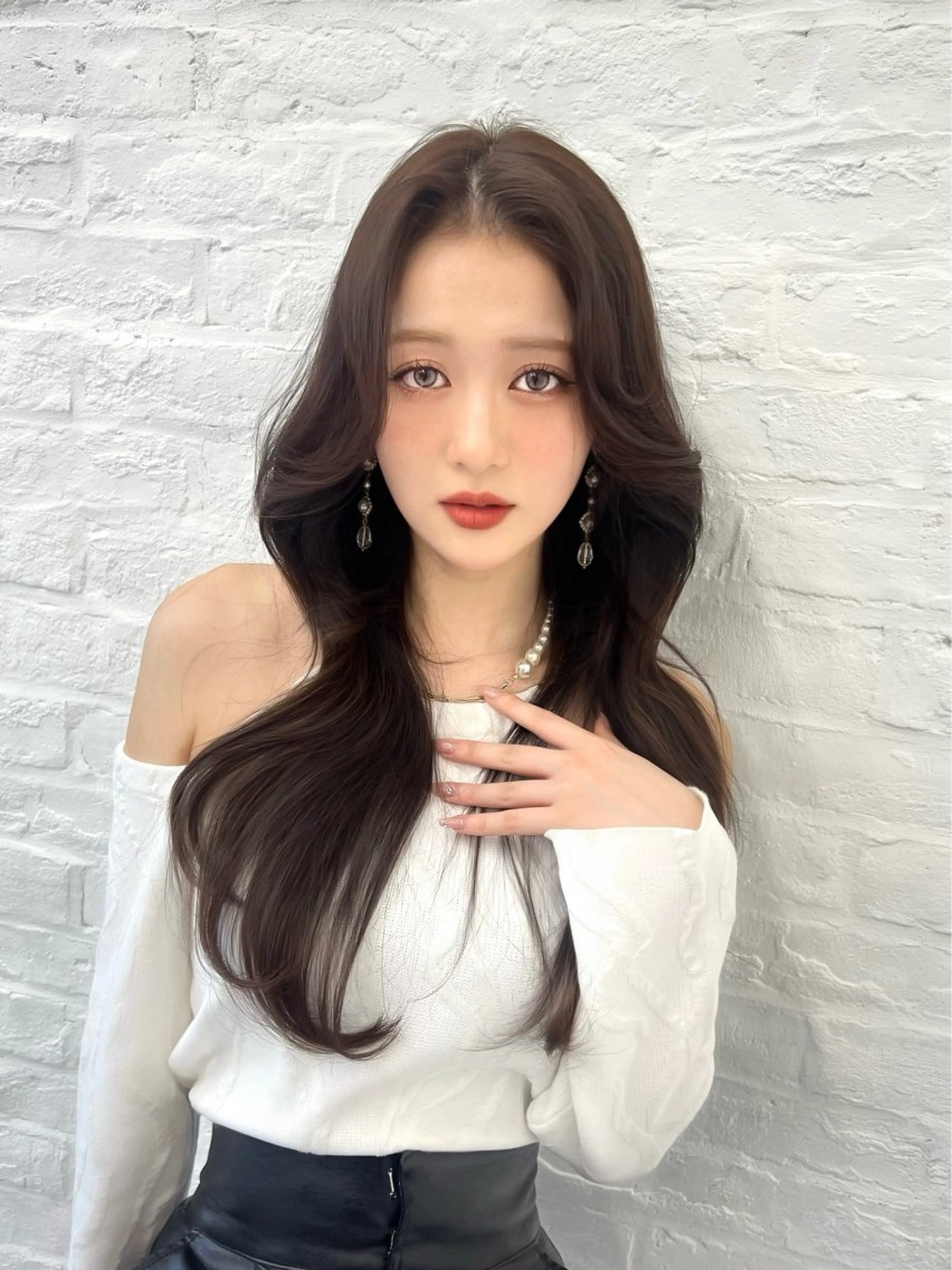 ロング 映える顔まわり/前髪 特化 💗 ユキマのヘアスタイル