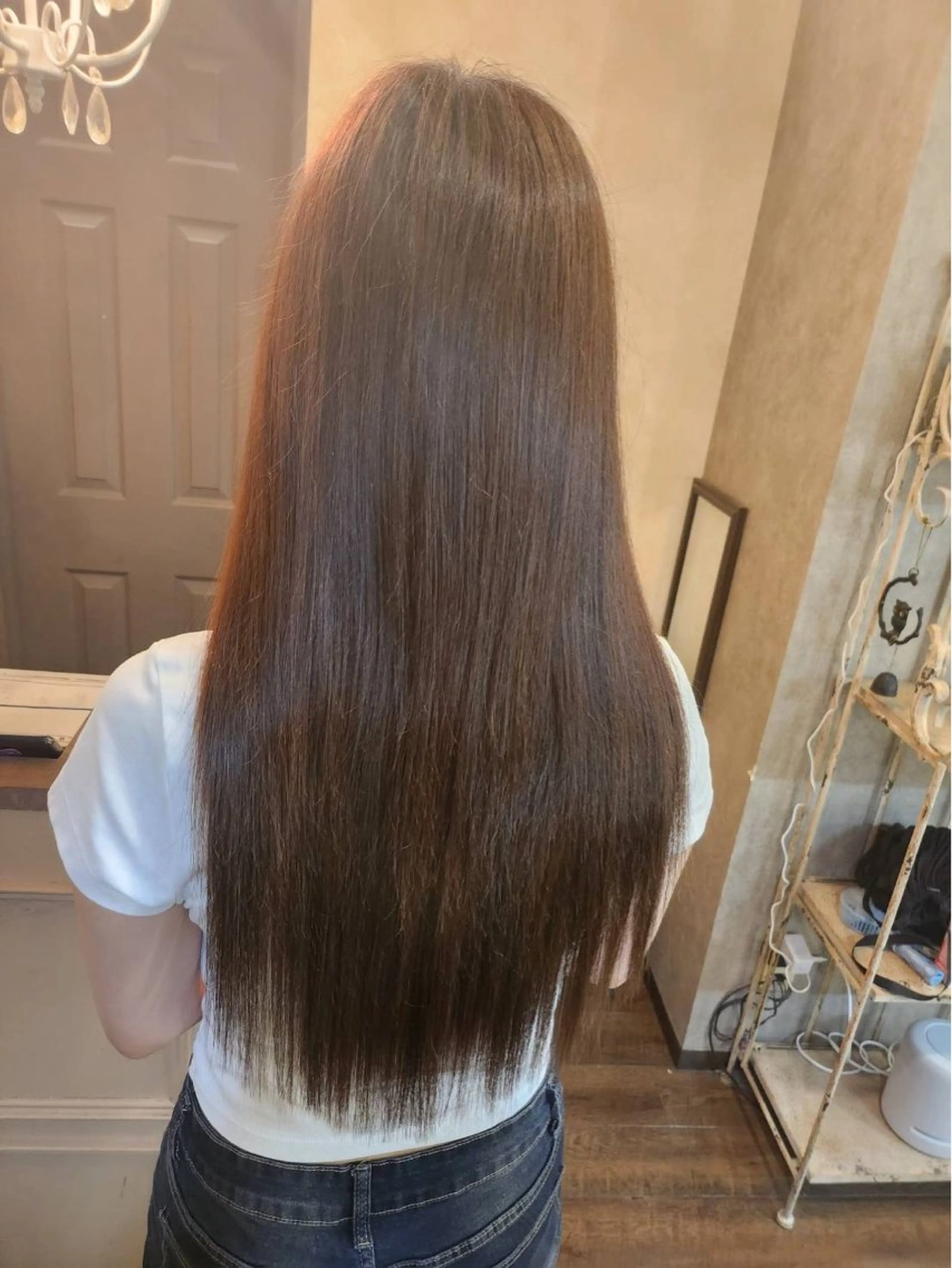 ロング ヘアアレンジ シールエクステ エクステ ロング カット エクステ MagicMush ✴︎シールエクステのヘアスタイル