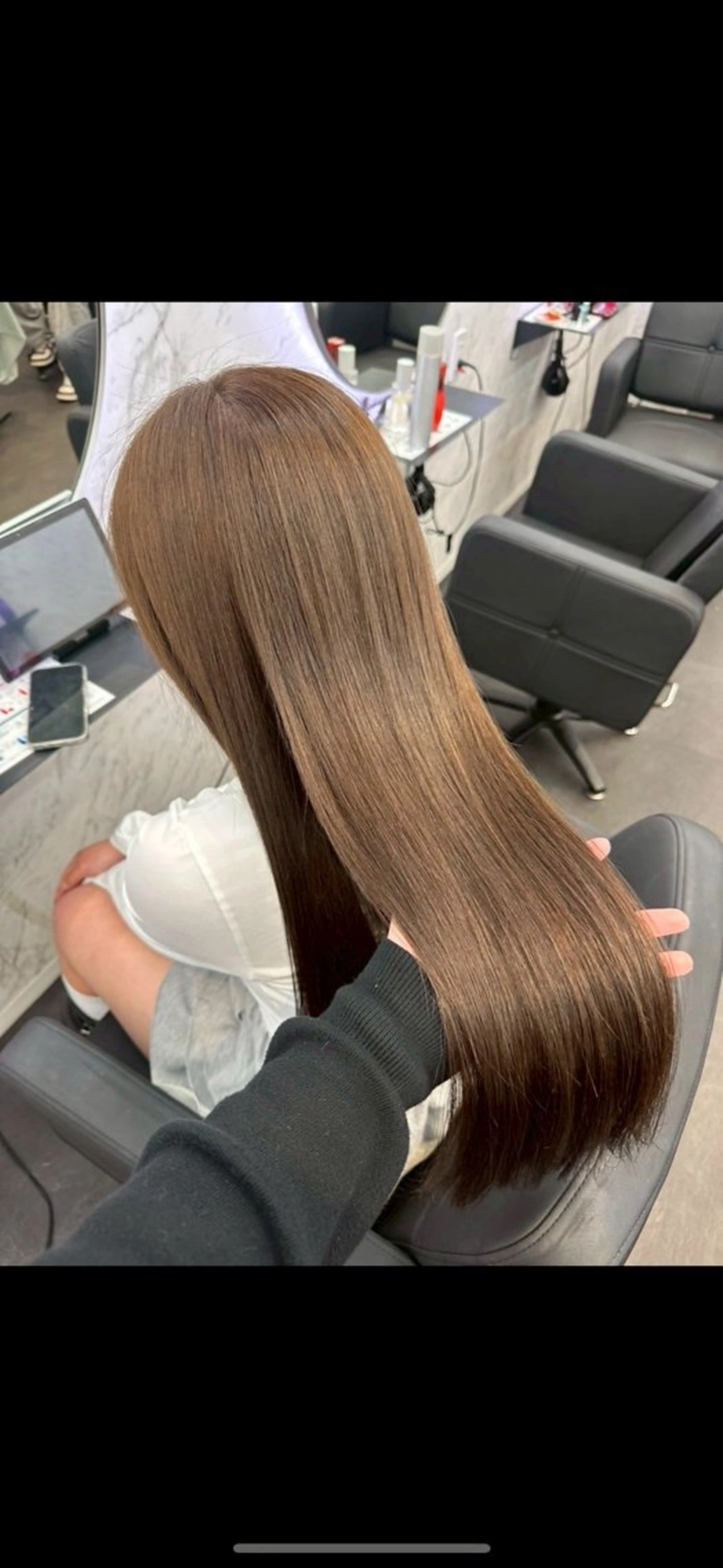 カラー ベージュカラー ブリーチ ブラウンカラー 透明感カラー オレンジ ⋆✦ Leon カット¥1100のヘアスタイル