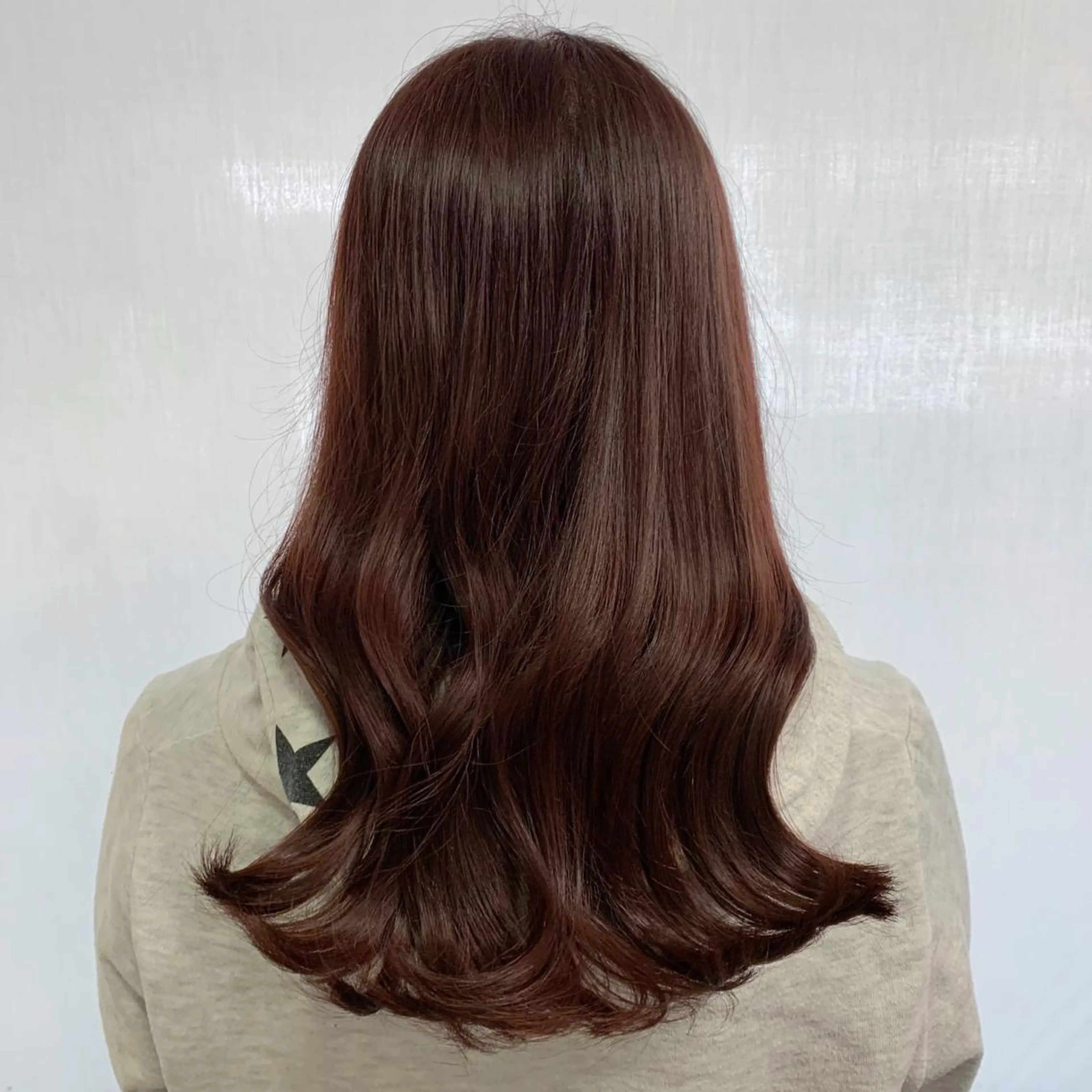 ロング カラー ピンクカラー ウスイマイコ カット/ケアカラーのヘアスタイル