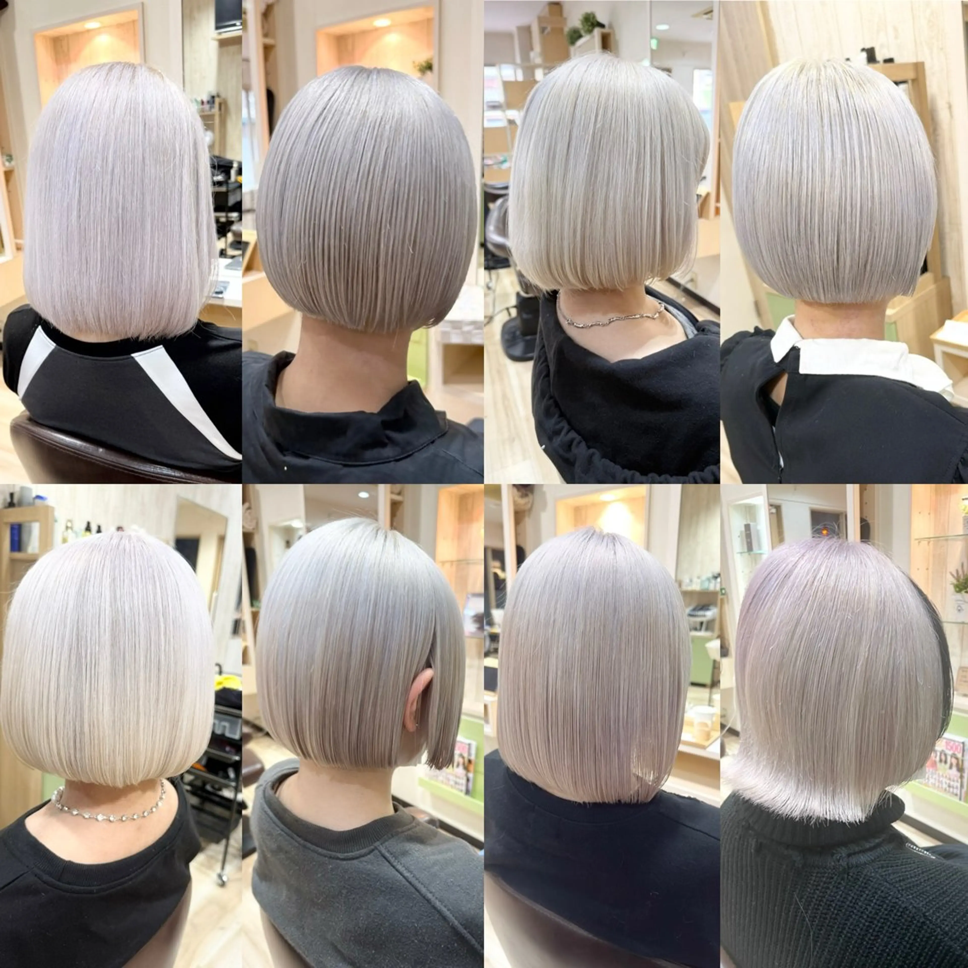 ミディアム カラー 🌈派手髪ハイトーン 🌈鈴木亮太🌈のヘアスタイル