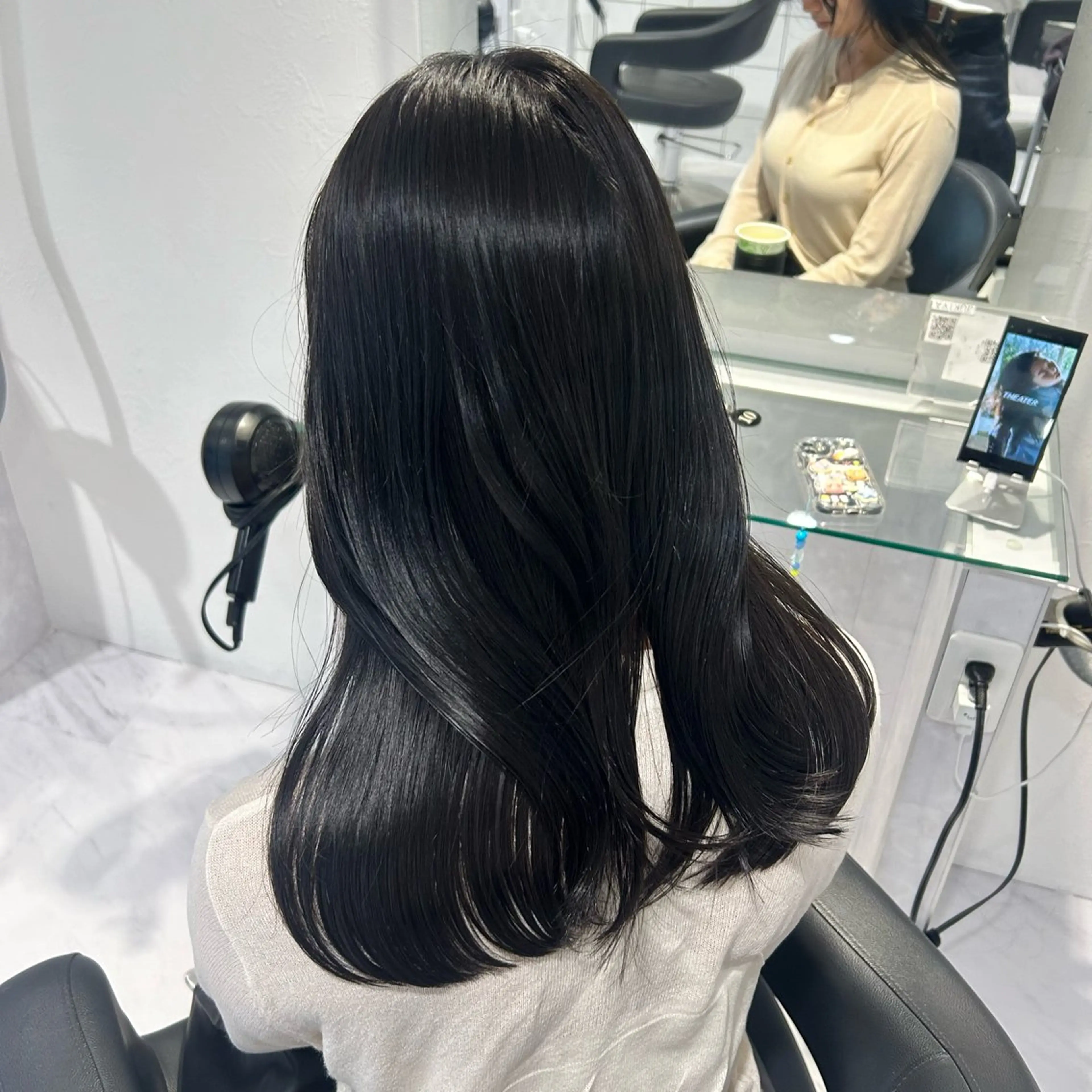 ロング カラー カット ヘアカラー トリートメント 表参道/透明感カラー /暗髪/ジュキヤのヘアスタイル