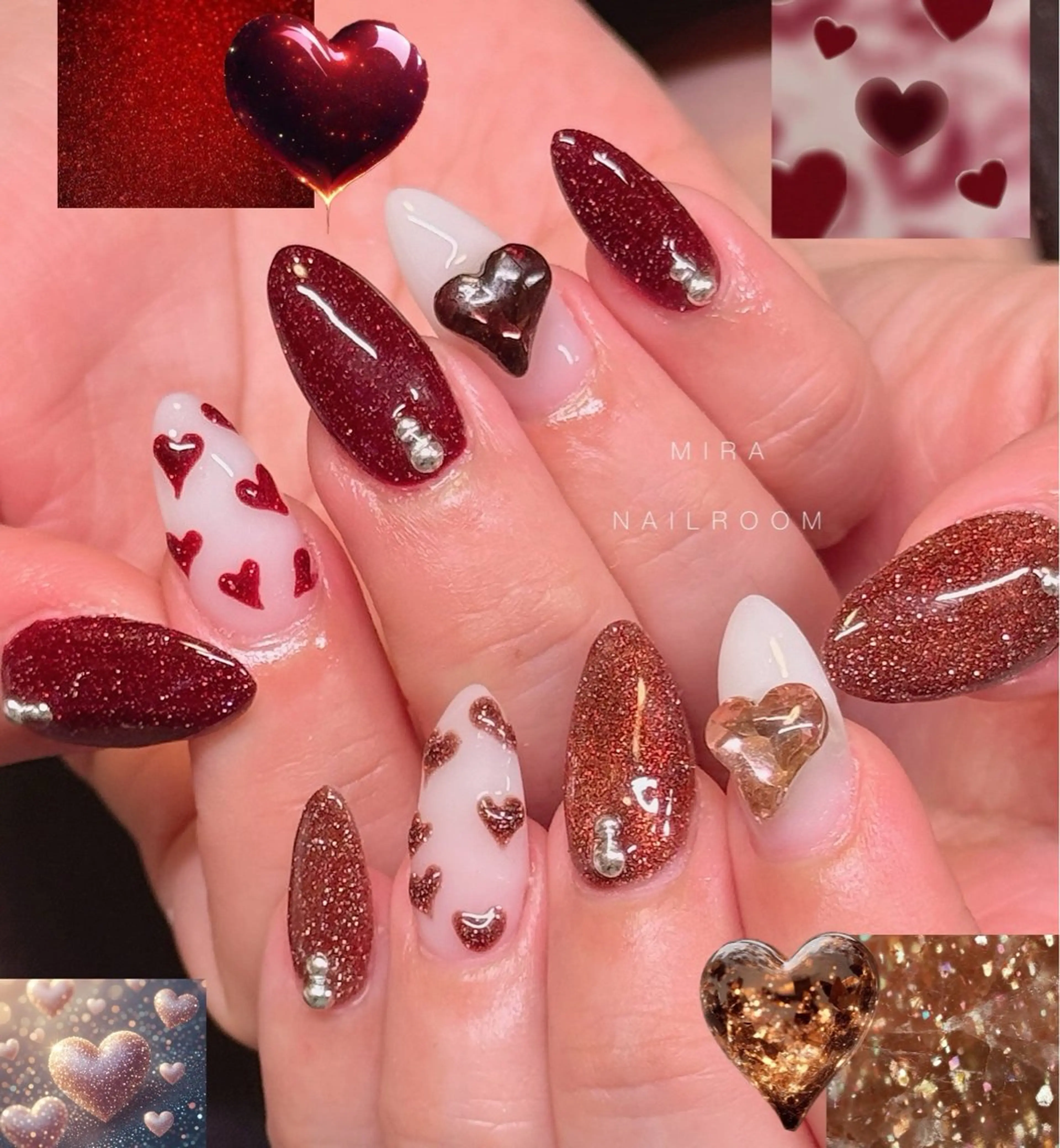 ネイル 長さ出し 持ち込み MIRA NAILROOMのネイルデザイン