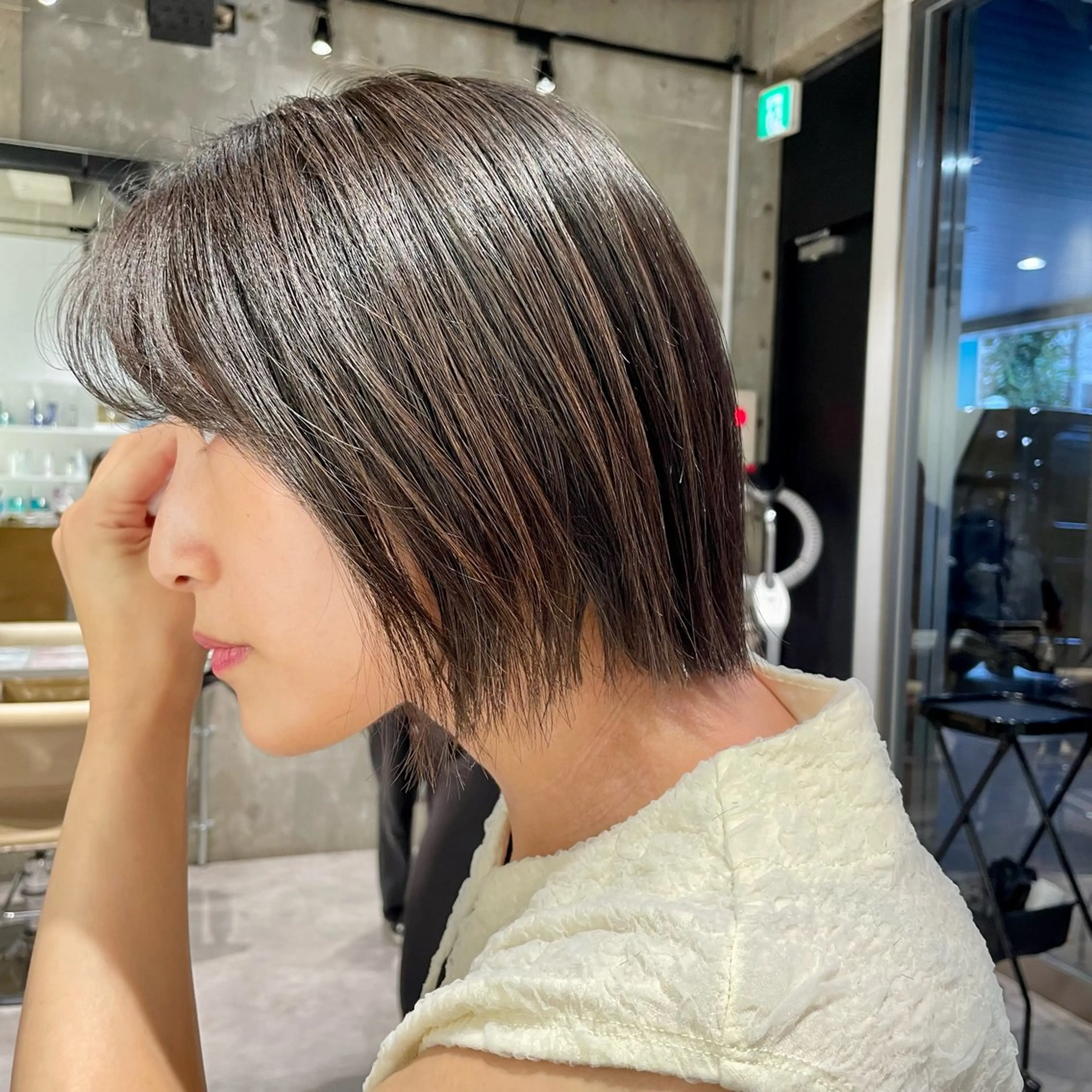 ミディアム 伸ばしかけ iLi🫧kim ryongna🦋のヘアスタイル