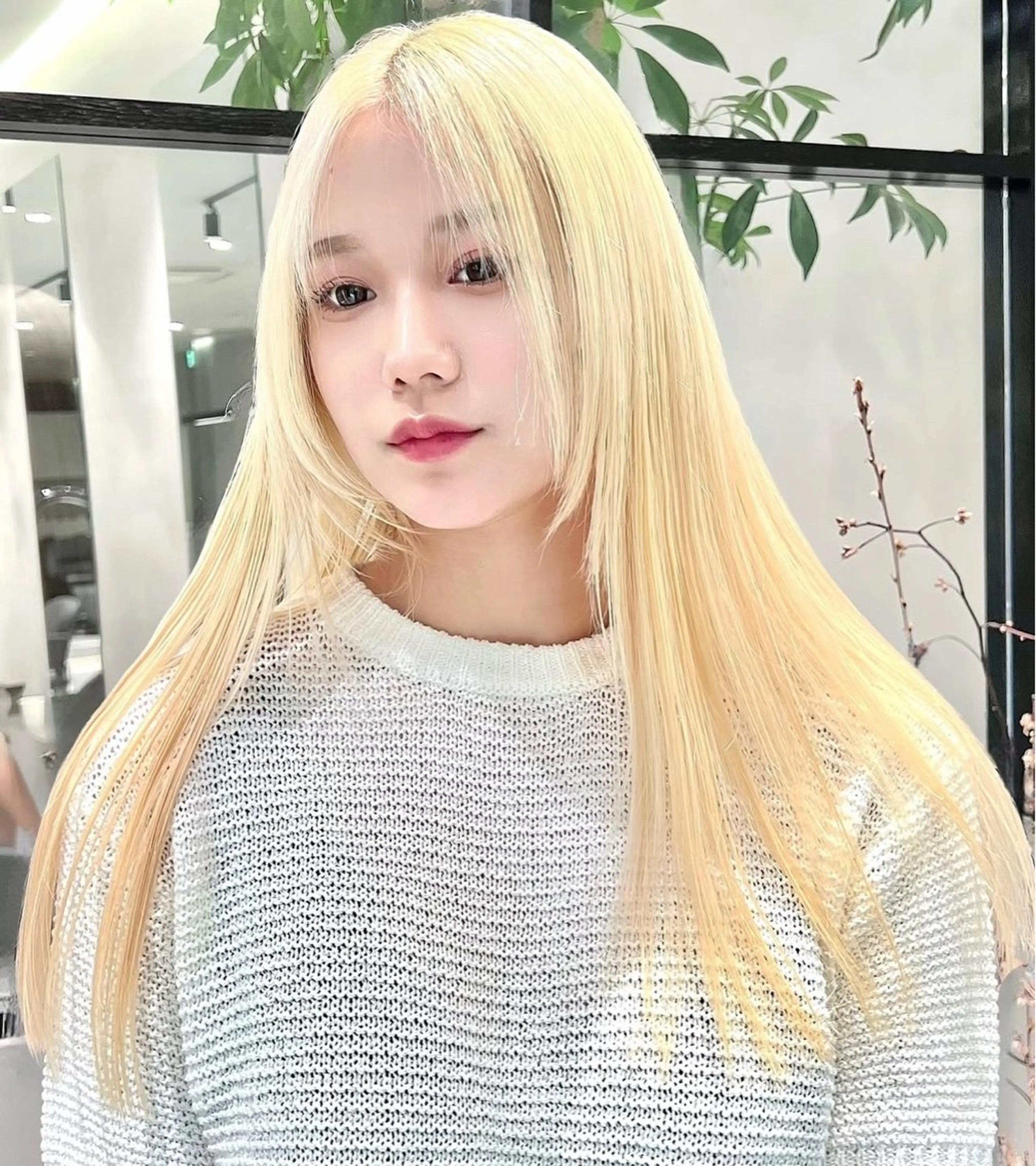 ロング ヘアカラー トリートメント 神戸三宮/縮毛矯正/ 髪質改善/北郷のヘアスタイル