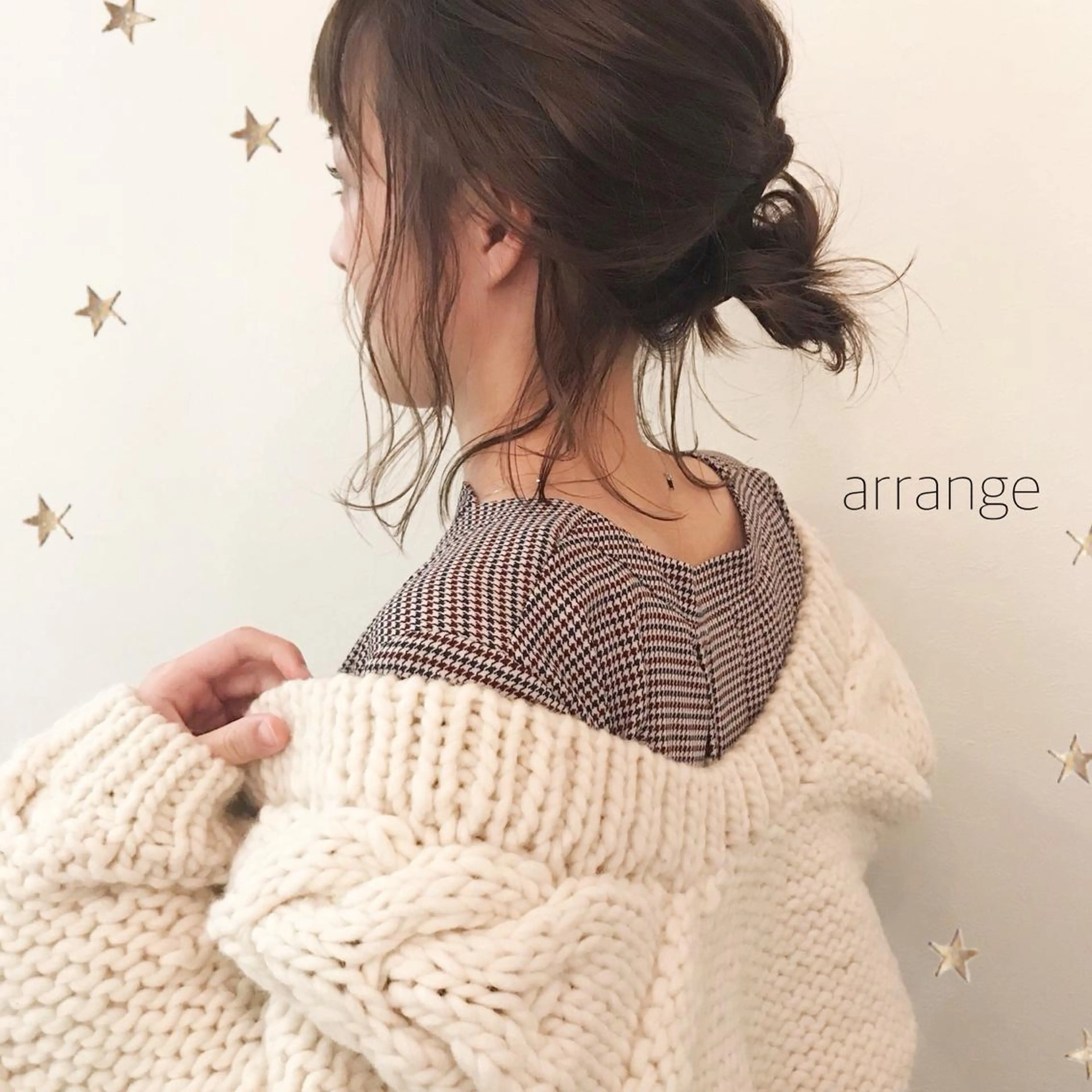 ミディアム カラー 市川 千夏のヘアスタイル