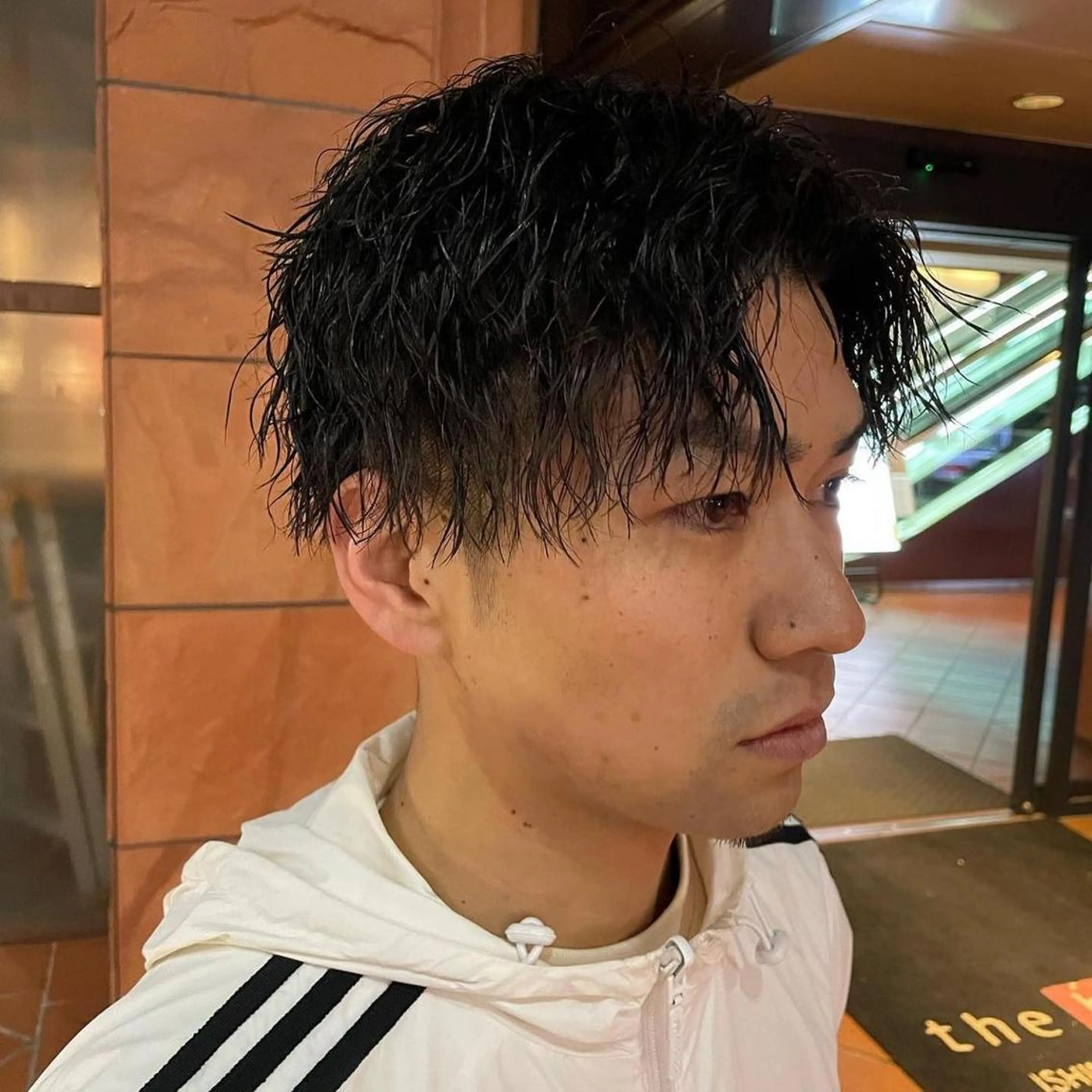 ショート カラー パーマ メンズ 🩷Eny terrace🩷のヘアスタイル