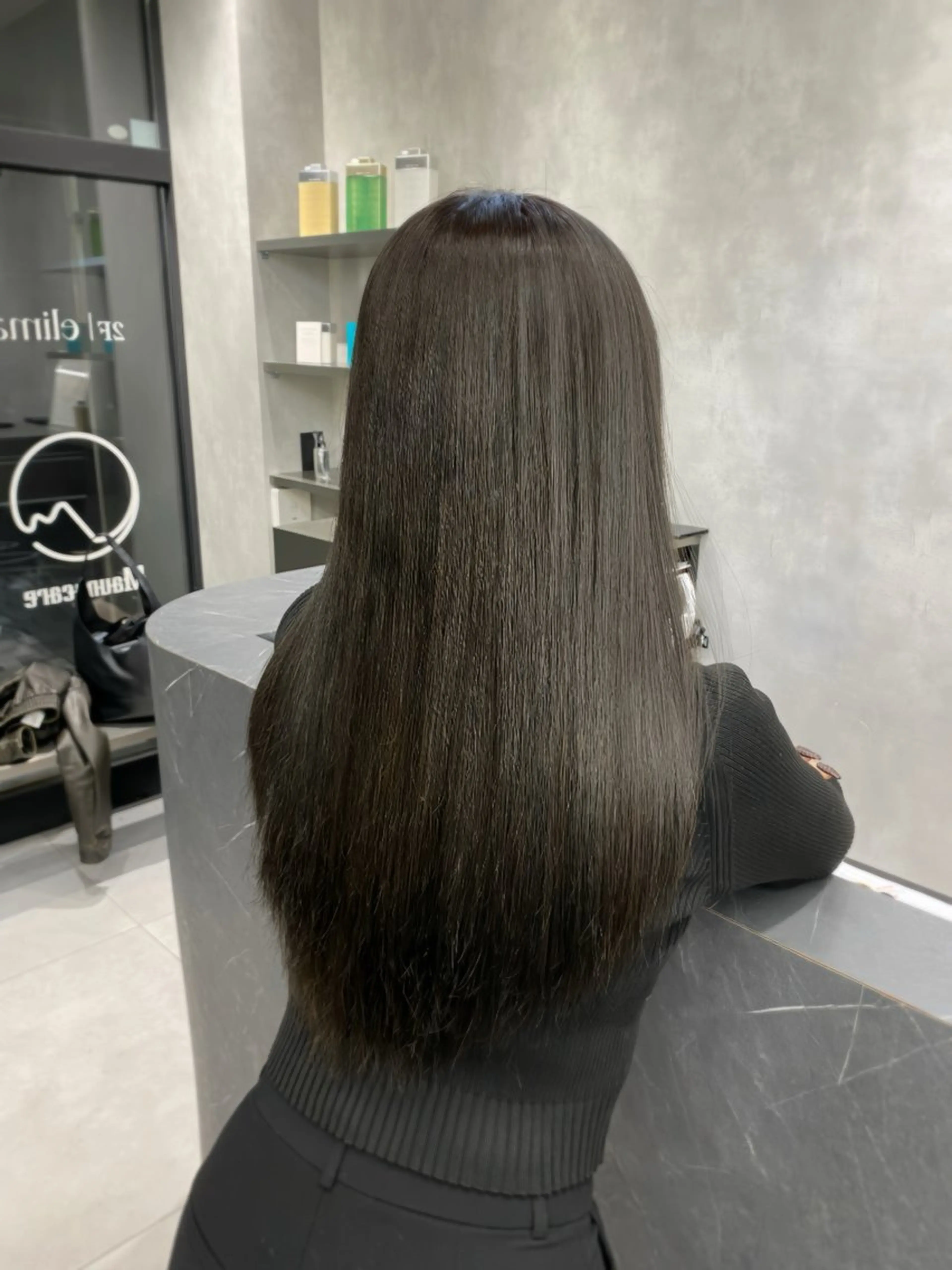 ロング カラー 髪質改善 韓国風ヘア レイヤーカット レイヤー/艶カラー /韓国ヘア/高松のヘアスタイル