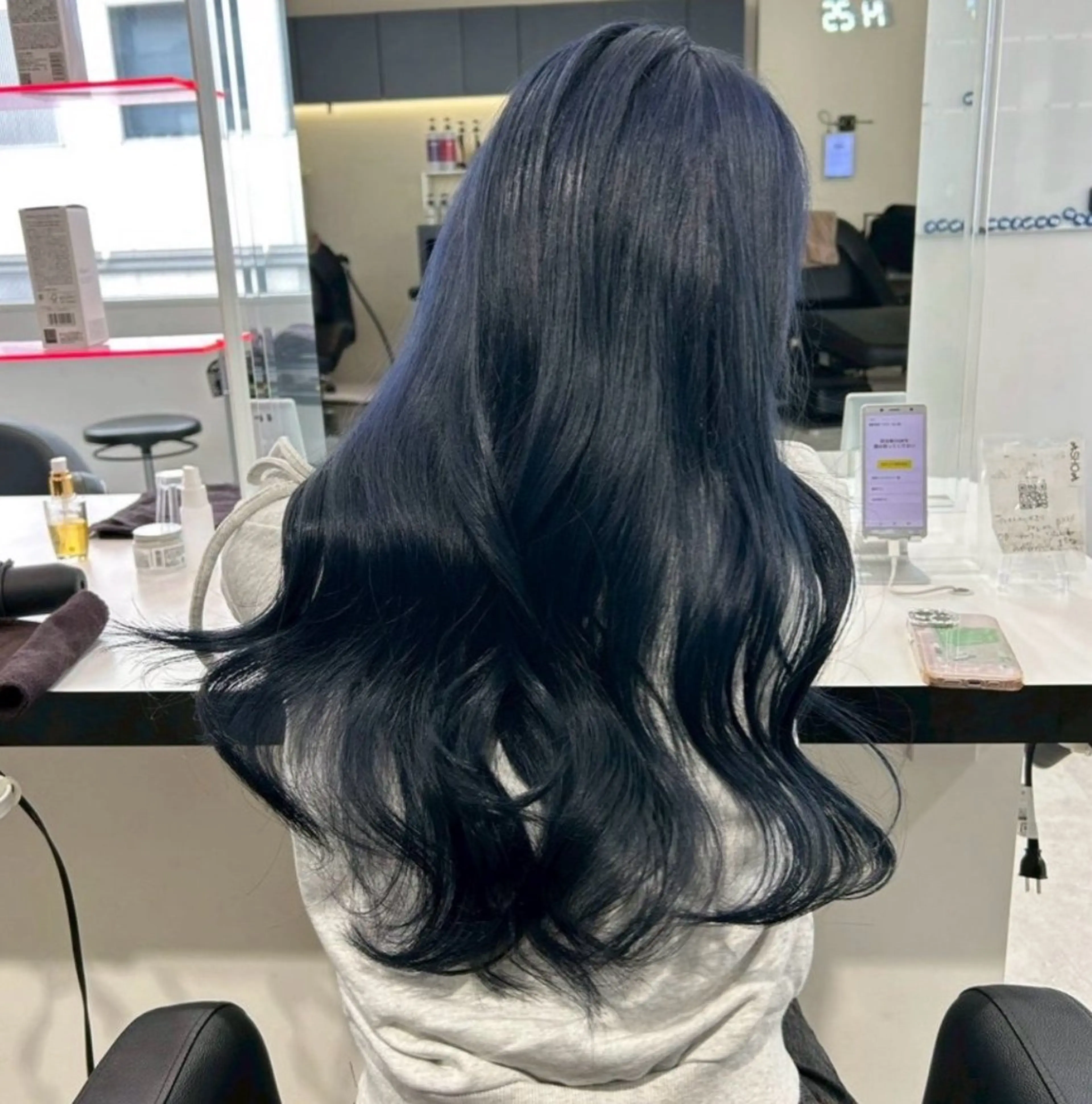 セミロング カラー ⋆✮⋆.透明感カラー sana🧚‍♂️のヘアスタイル
