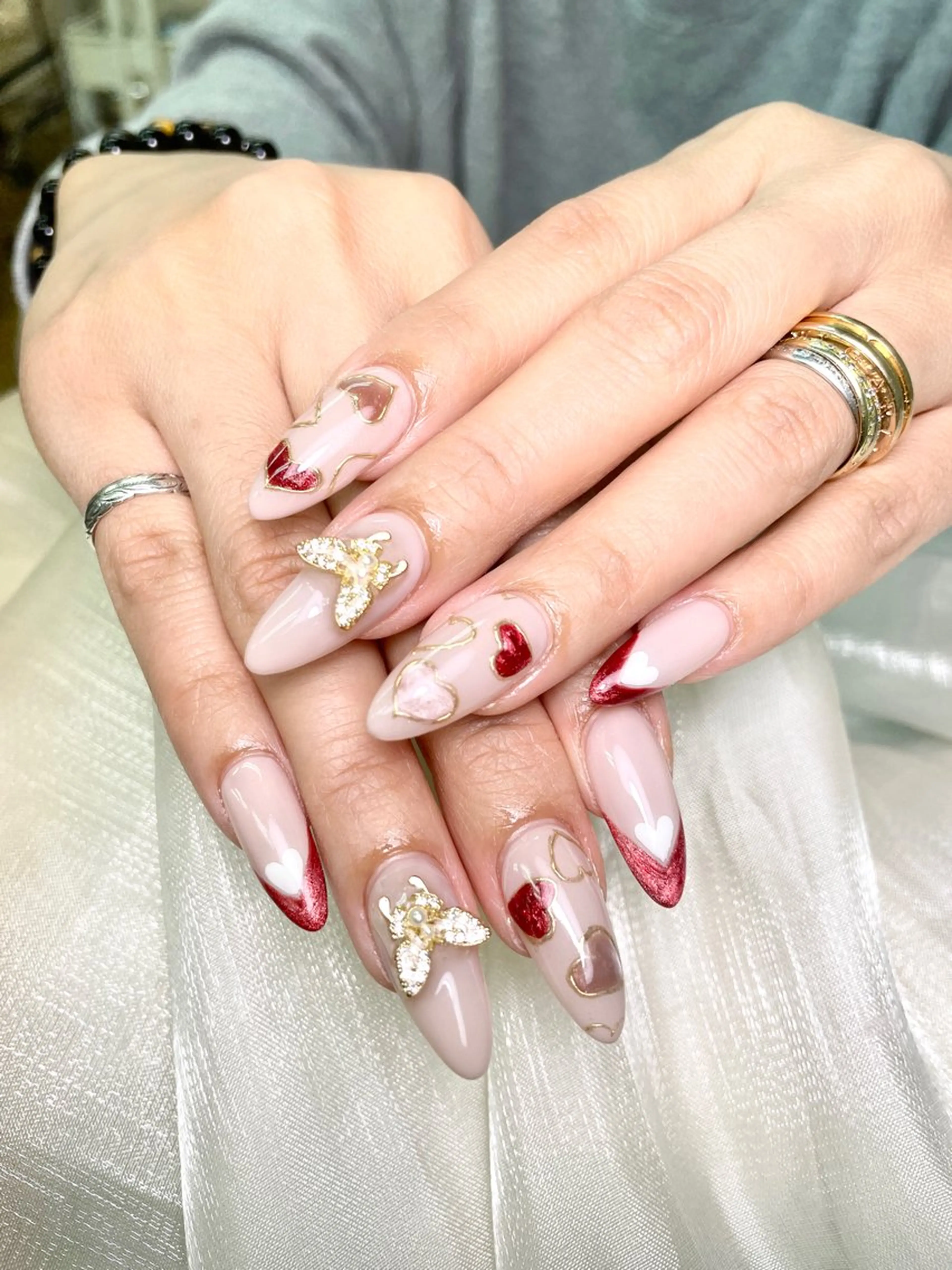 ネイル アヤメネイル 最新チップスカルプのネイルデザイン