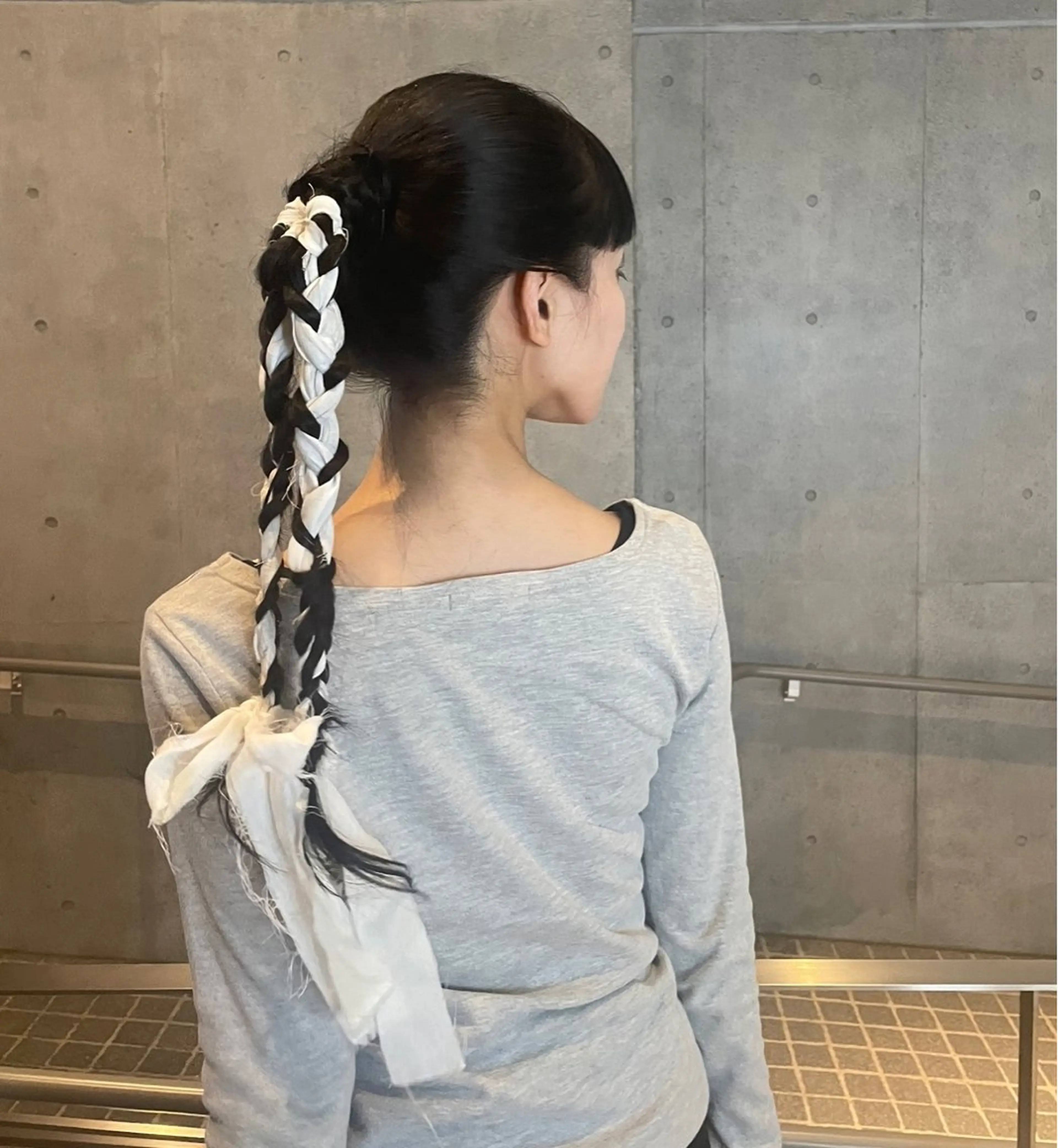 ヘアアレンジ 三つ編み 簡単アレンジ ヘアセット 🌈メンズパーマ🌈 メンズカットアリサのヘアスタイル