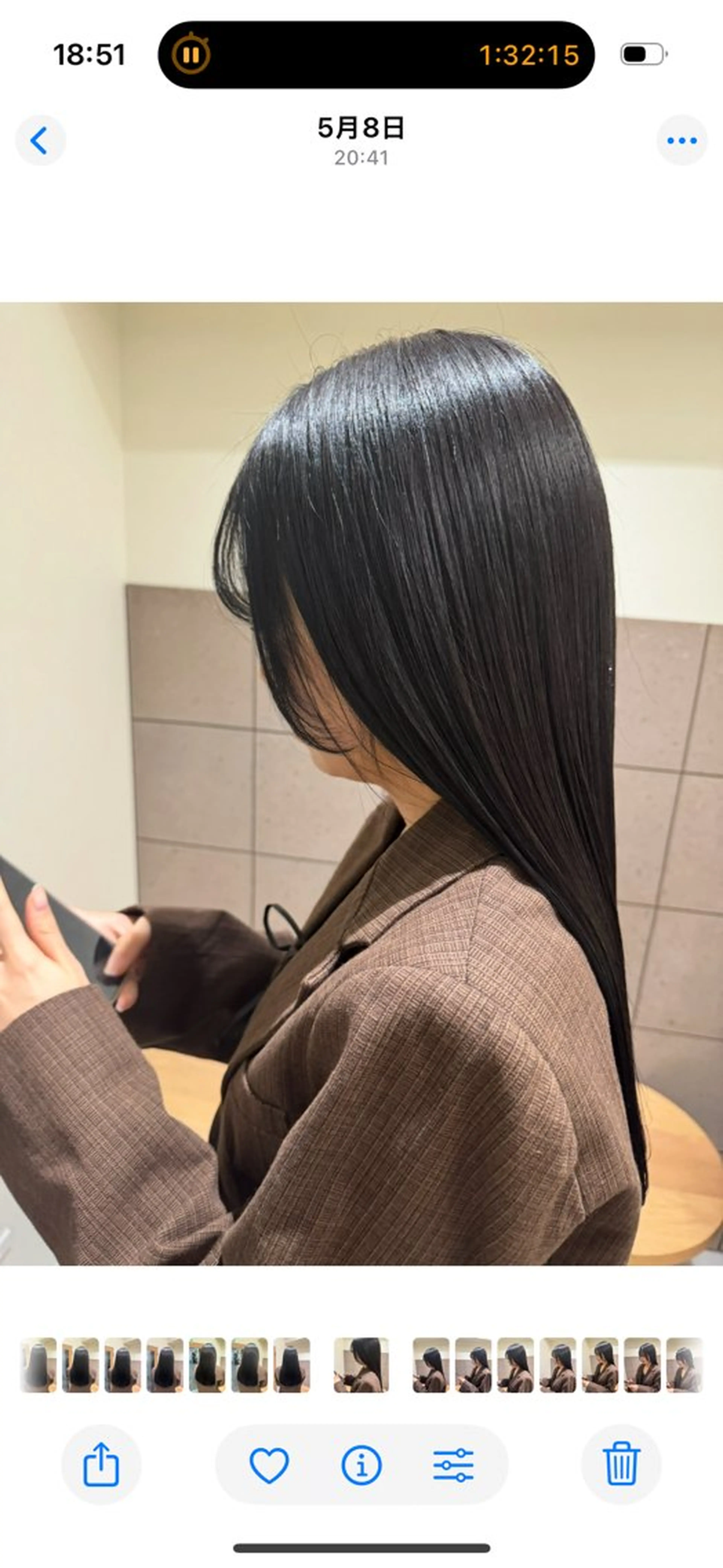 ロング カラー ゆ う あのヘアスタイル