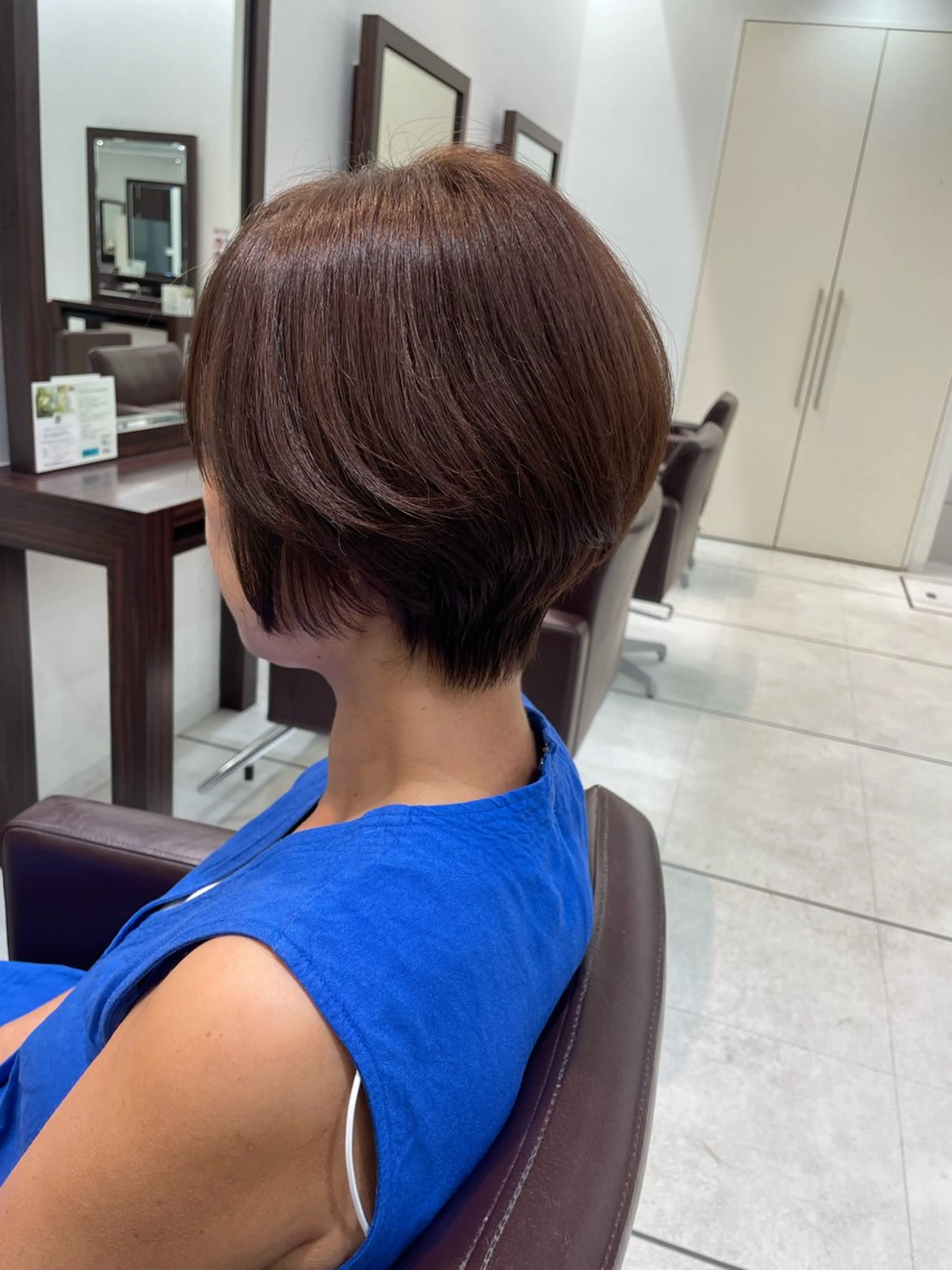 ショート カラー くびれヘア ショートヘア 【千葉駅南口歩1分】 MAKAのヘアスタイル