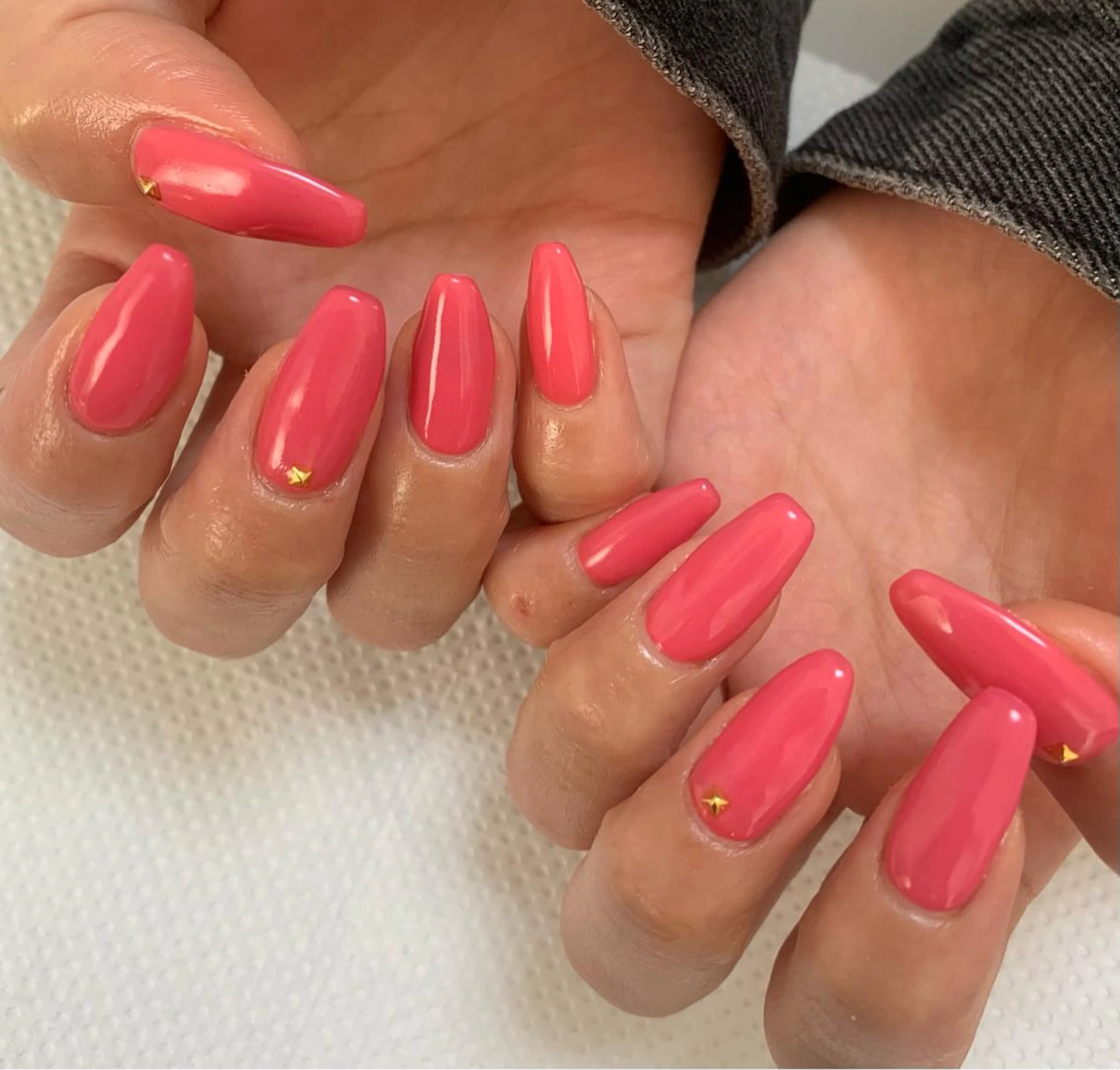 ネイル スカルプネイル シンプルネイル nail M&Tのネイルデザイン