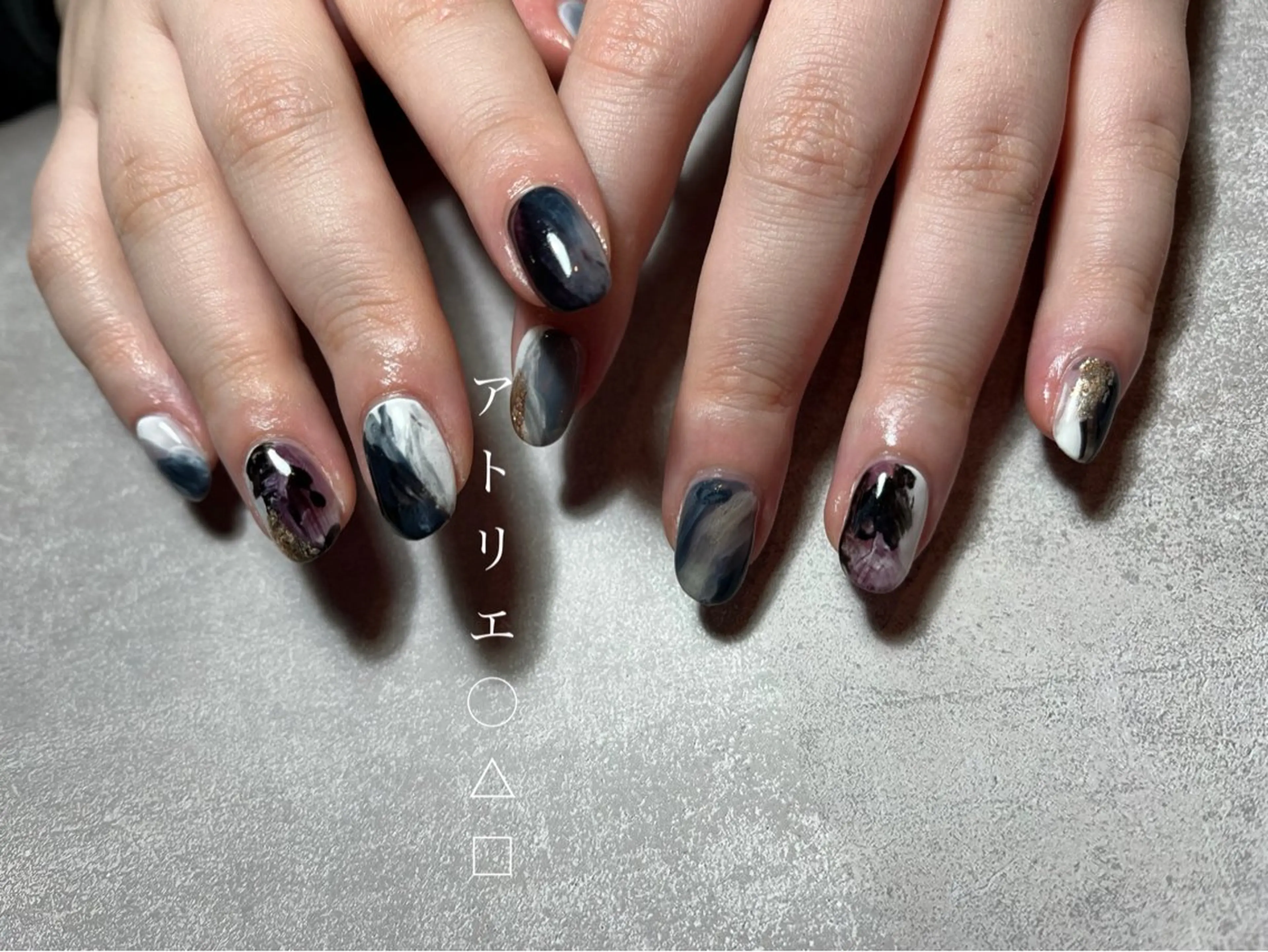 ネイル ハンドネイル アトリエ ○△□のネイルデザイン