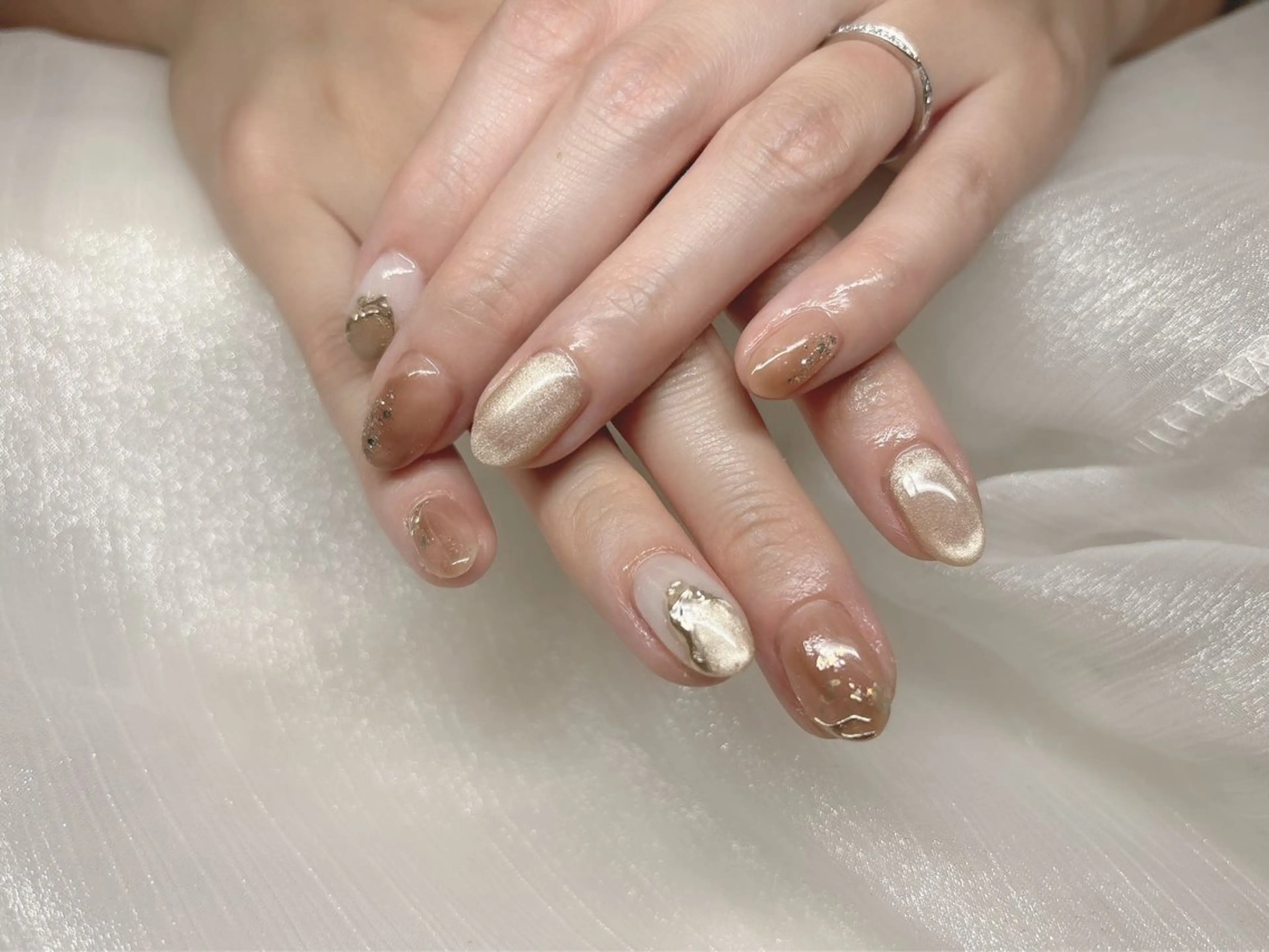 ネイル ハンドネイル OCEAN nail パラジェル　取扱い店のネイルデザイン